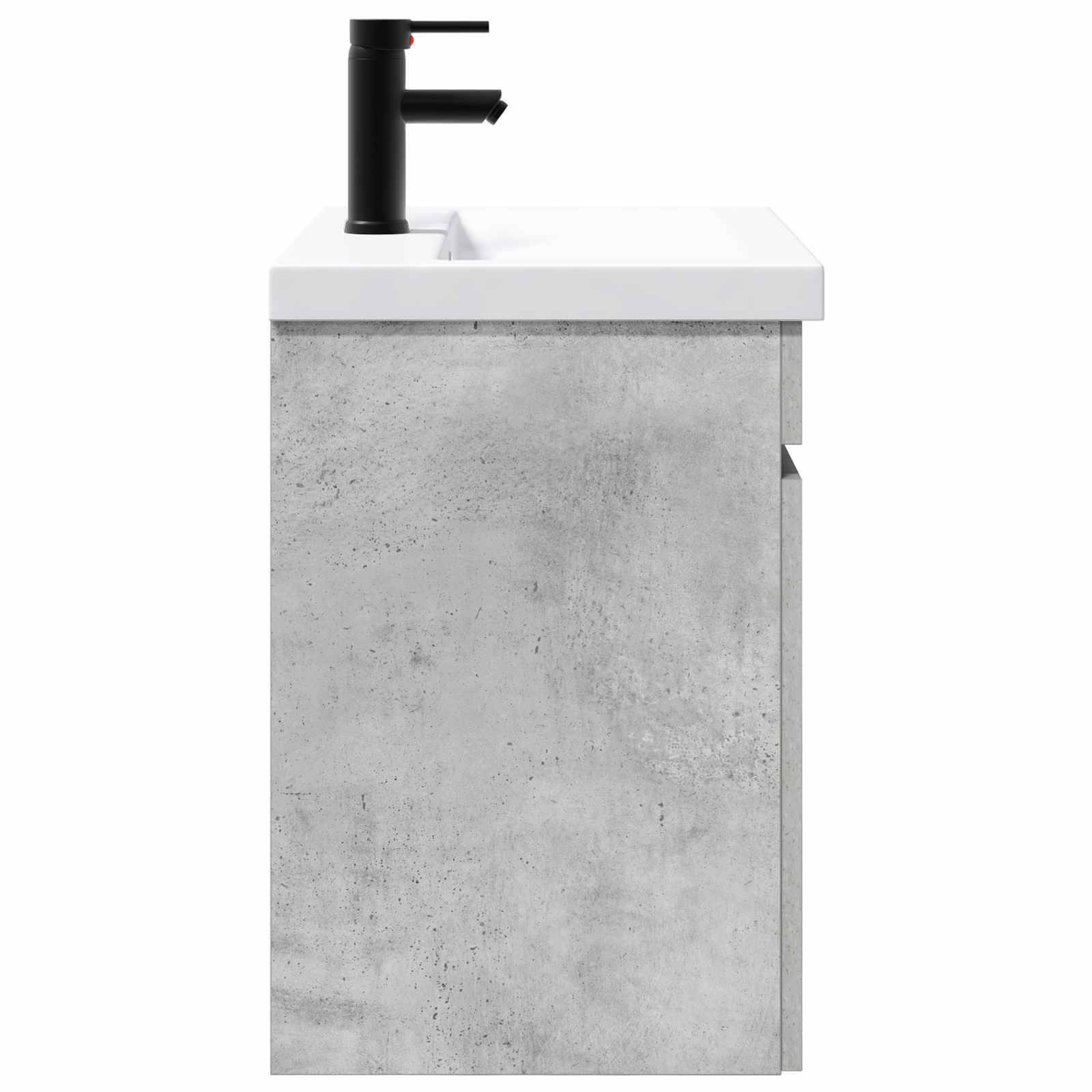 Meuble de salle de bain avec robinet Gris béton - XIOS