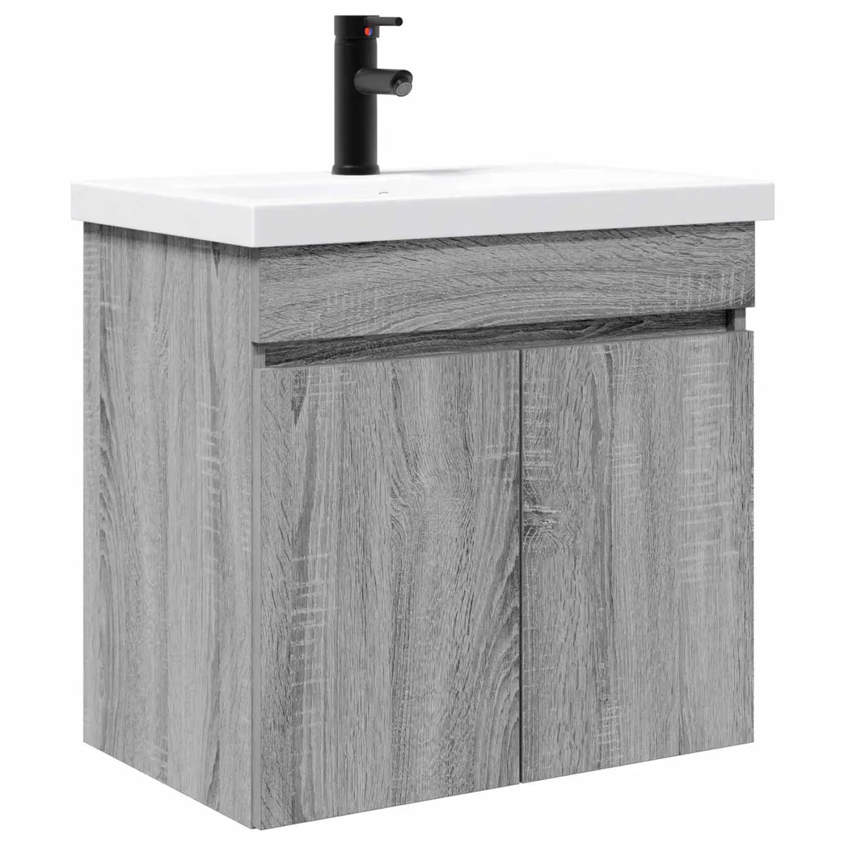 Meuble de salle de bain avec robinet Sonoma gris - XIOS