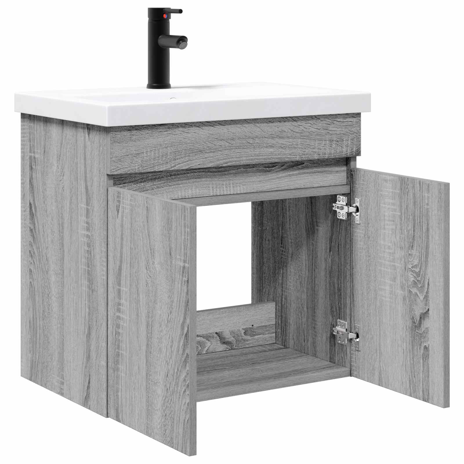 Meuble de salle de bain avec robinet Sonoma gris - XIOS