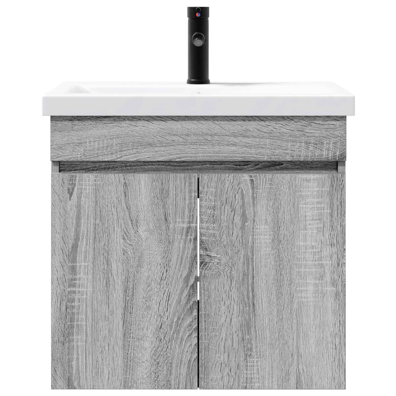 Meuble de salle de bain avec robinet Sonoma gris - XIOS
