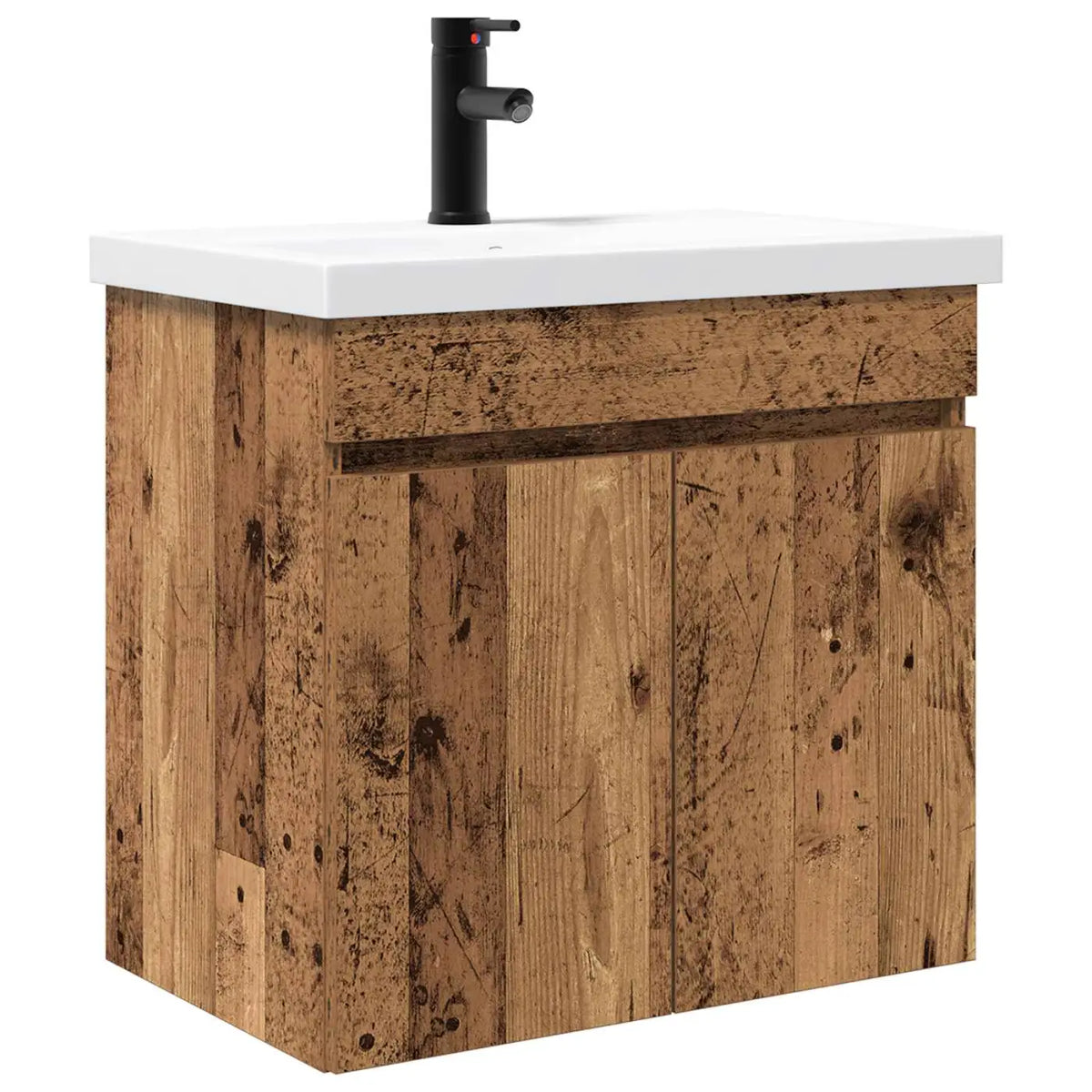 Meuble de salle de bain avec robinet Bois ancien - XIOS