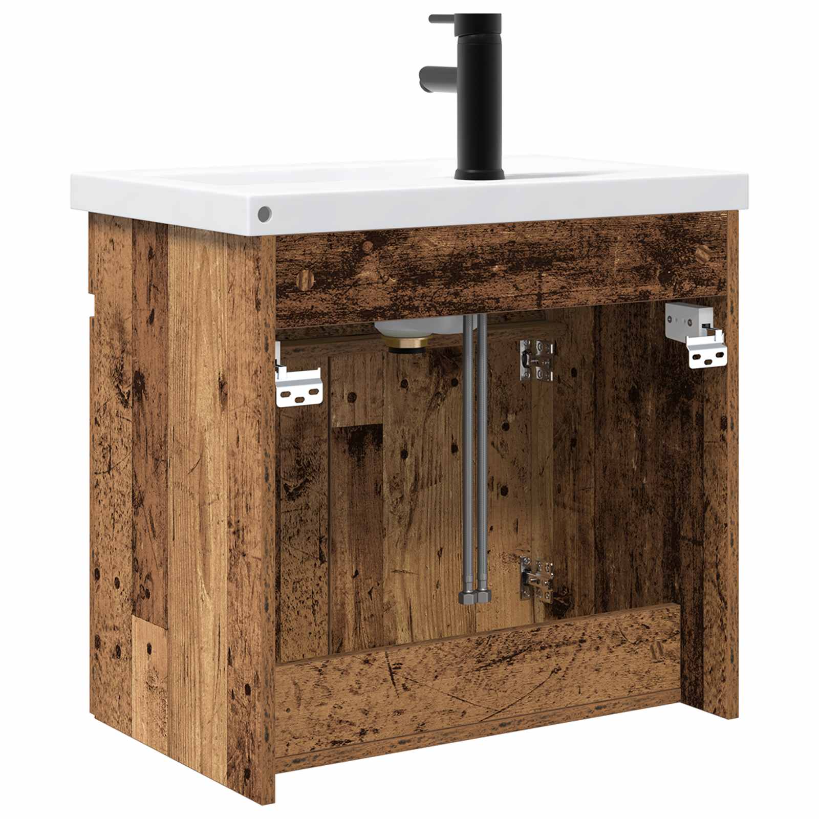 Meuble de salle de bain avec robinet Bois ancien - XIOS