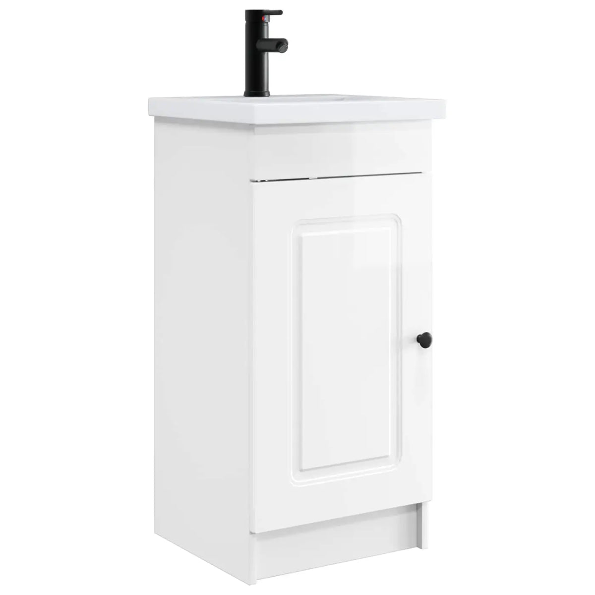 Meuble de salle de bain avec évier Blanc brillant - XIOS