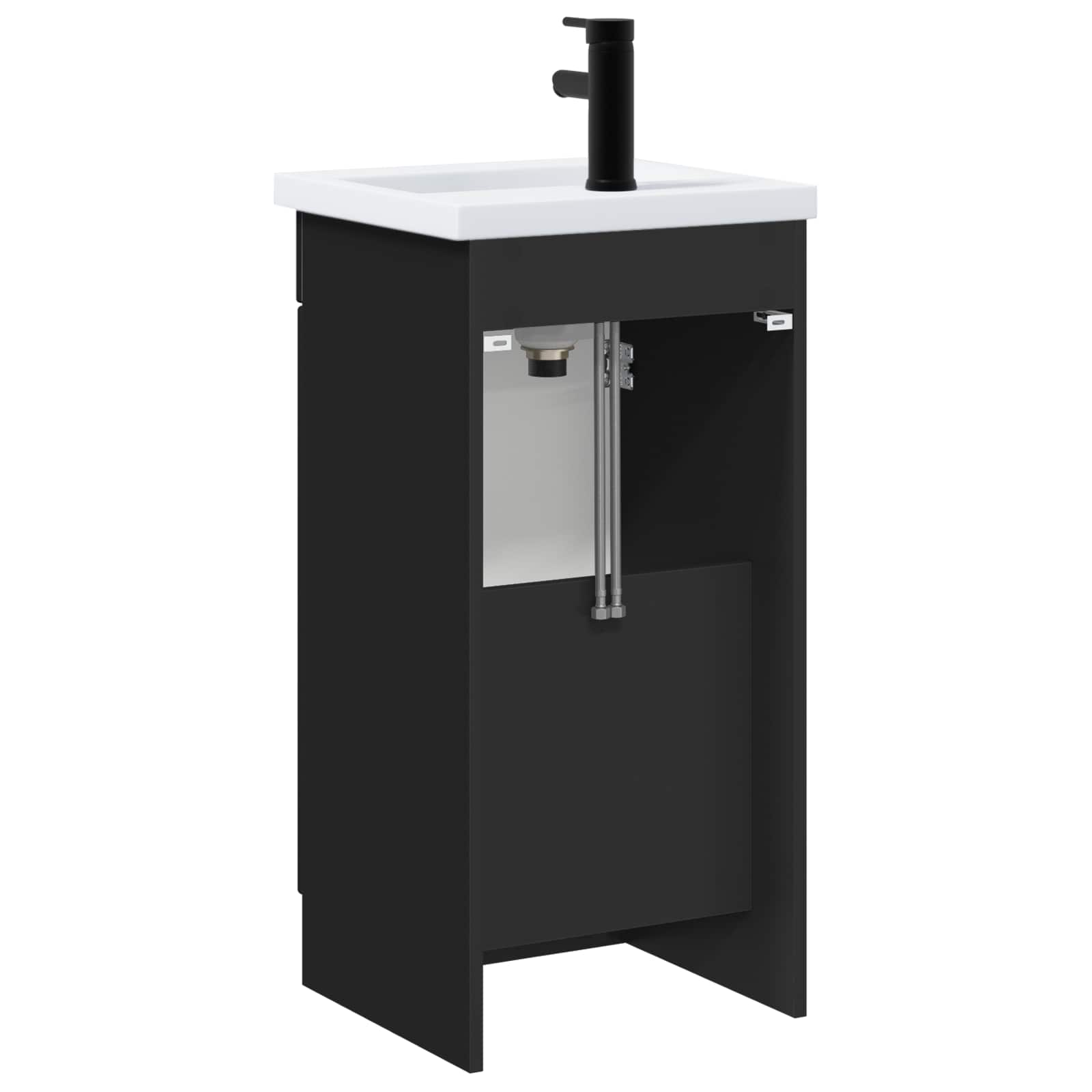 Meuble de salle de bain avec évier Noir 42 x 40 x 84,5 cm - XIOS