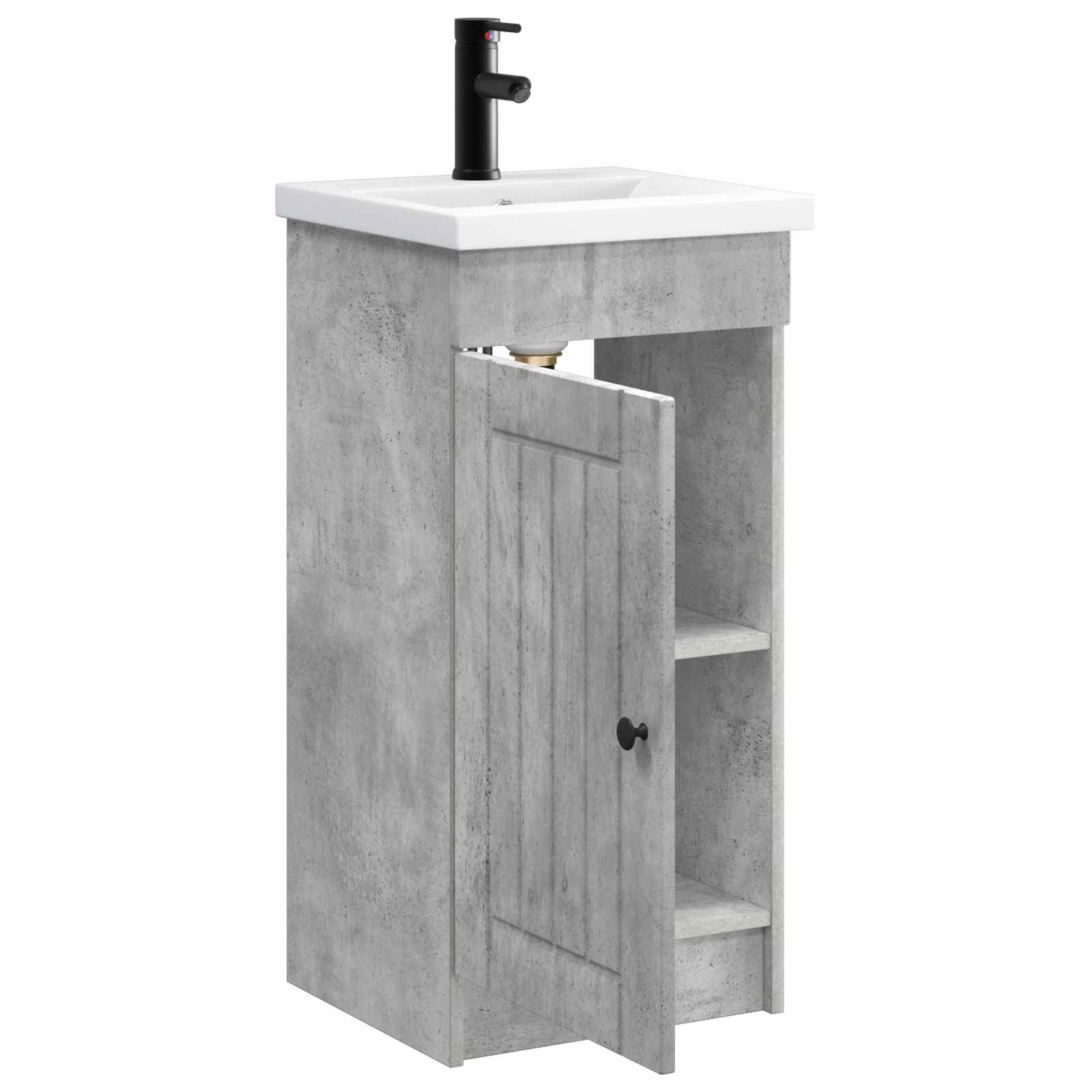 Meuble de salle de bain avec évier Gris béton 42 x 40 x 84,5 cm