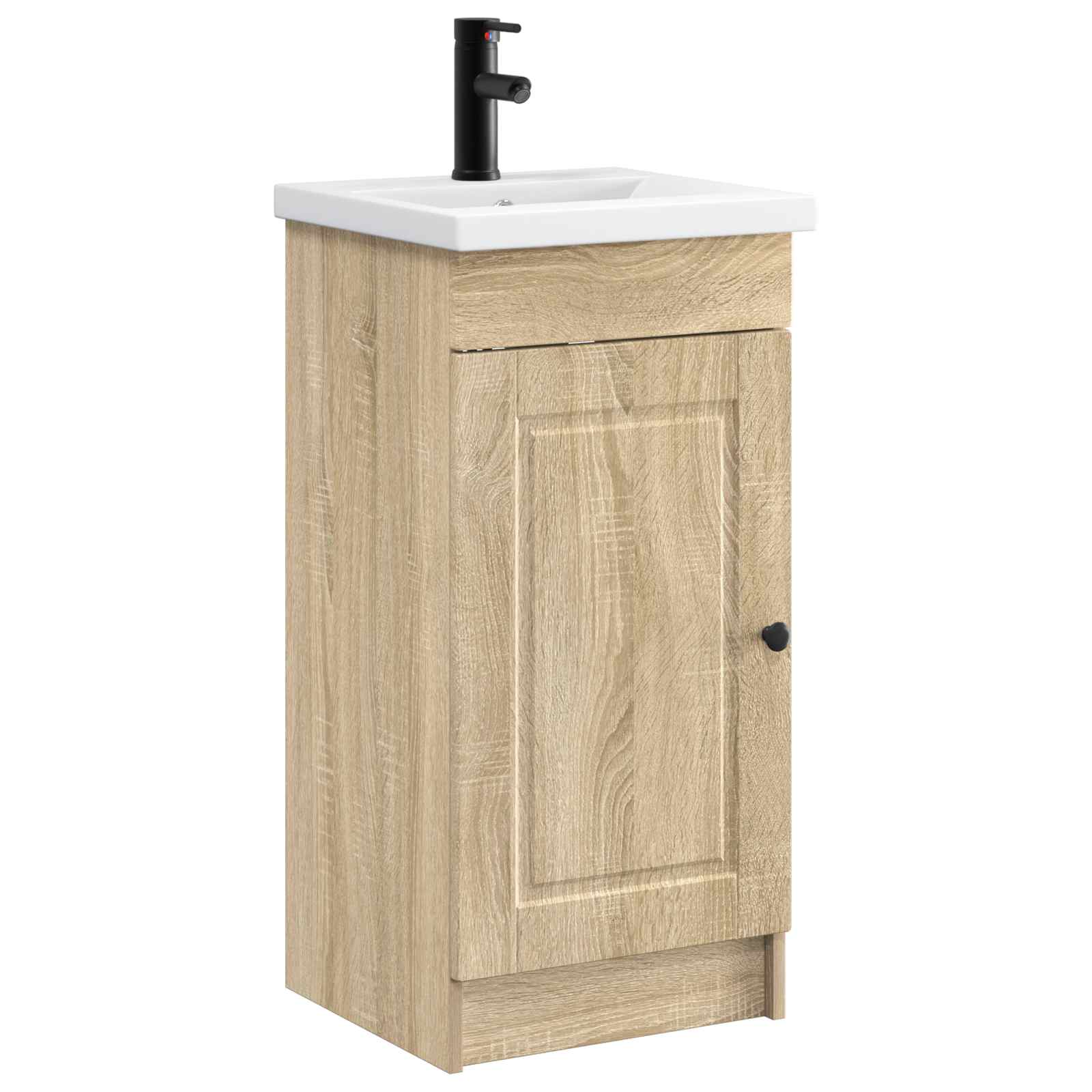 Meuble de salle de bain avec évier Chêne Sonoma