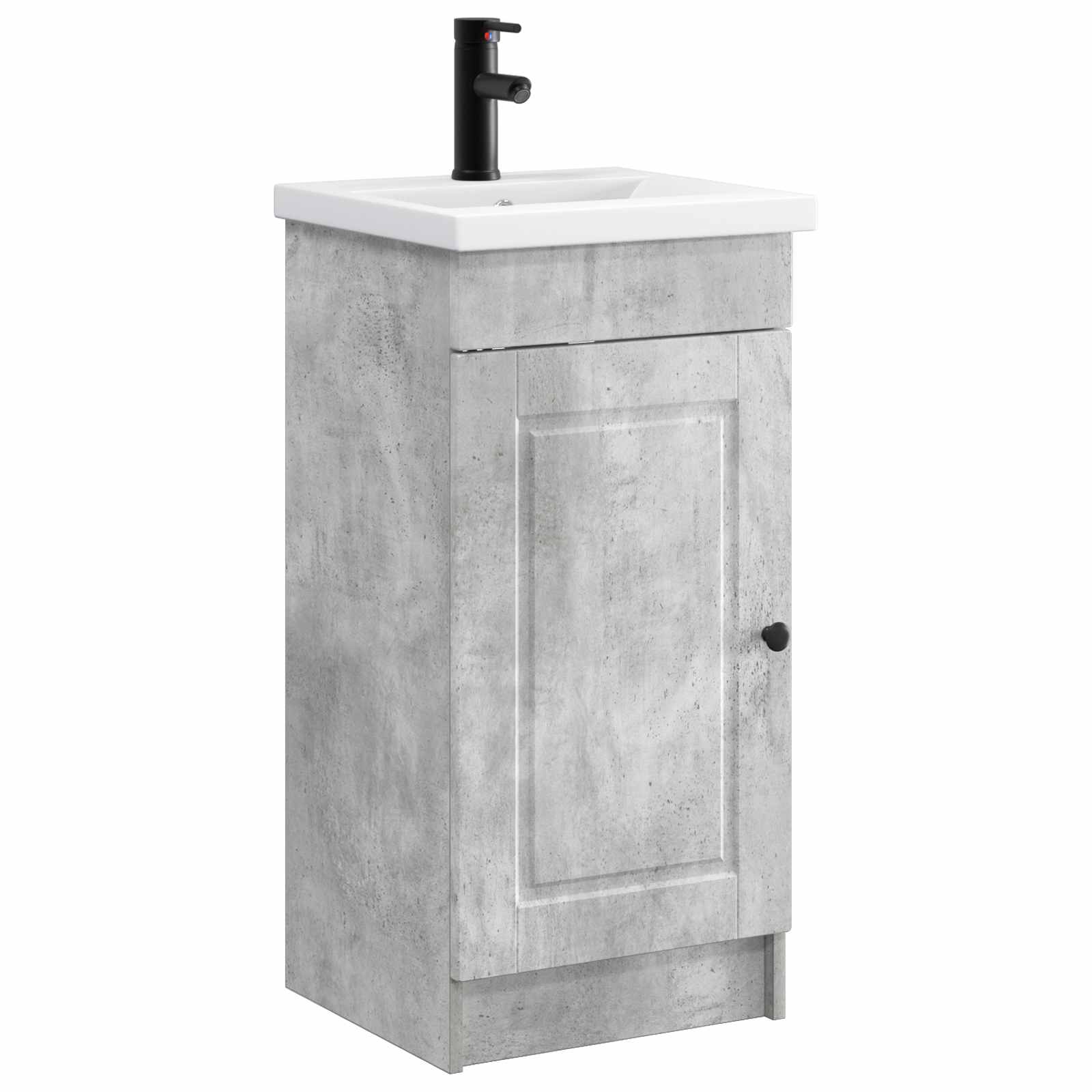 Meuble de salle de bain avec évier Gris béton 42 x 40 x 84,5 cm