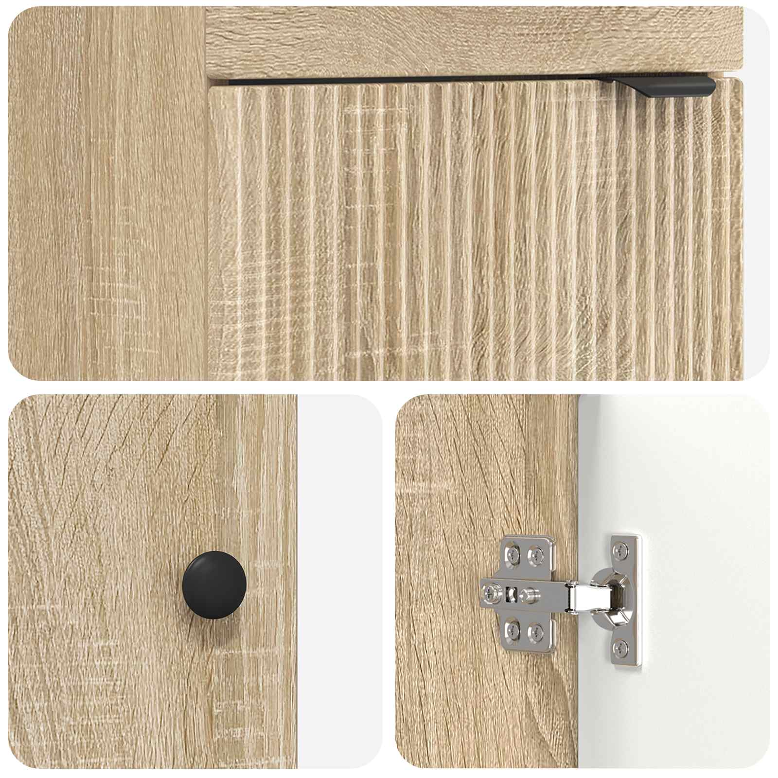 Meuble de salle de bain avec évier Chêne Sonoma - XIOS
