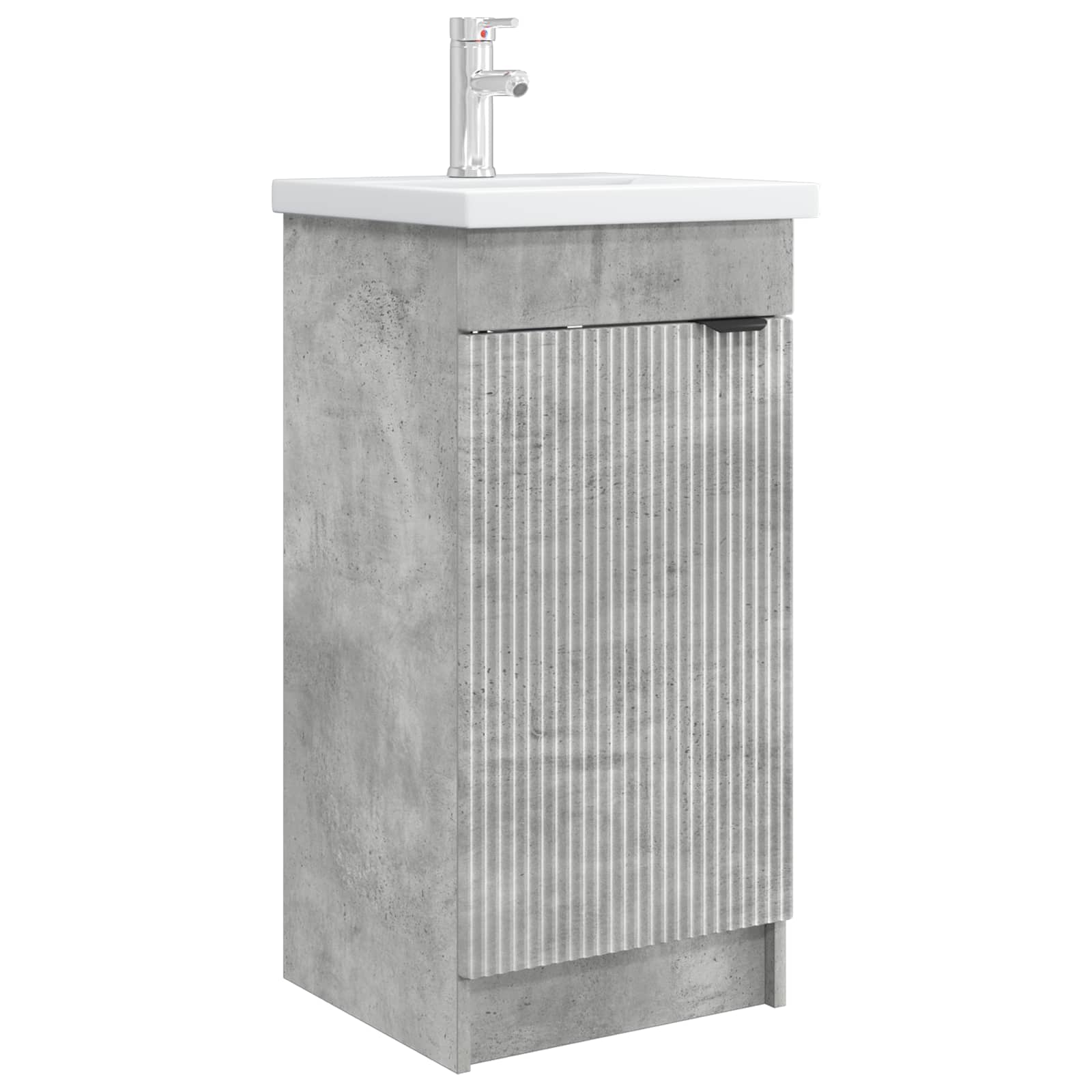 Meuble de salle de bain avec évier Gris béton 42 x 40 x 84,5 cm