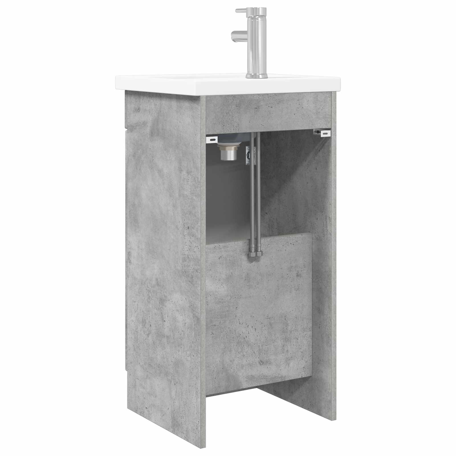 Meuble de salle de bain avec évier Gris béton 42 x 40 x 84,5 cm