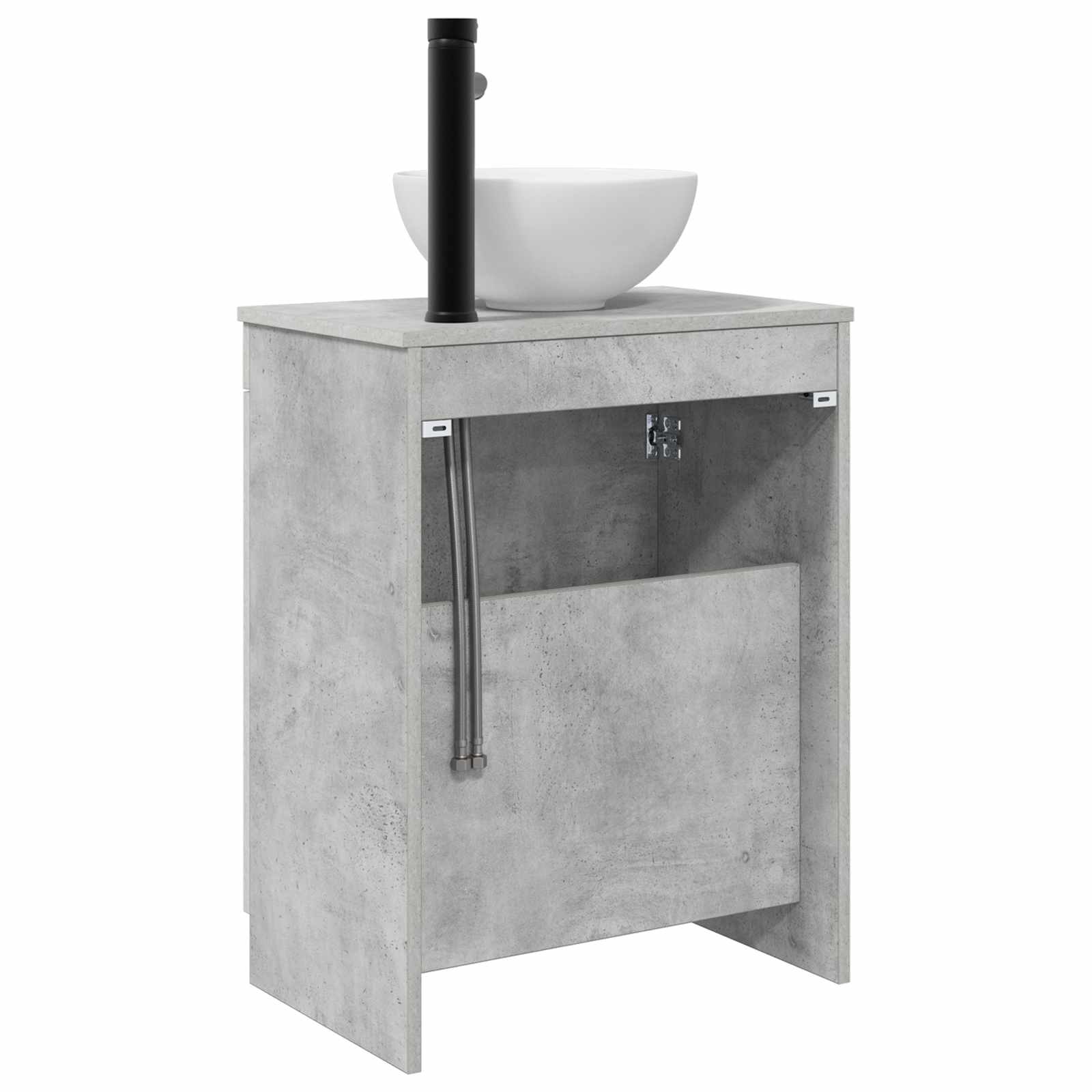 Meuble de salle de bain avec évier Gris béton 54 x 35 x 83 cm