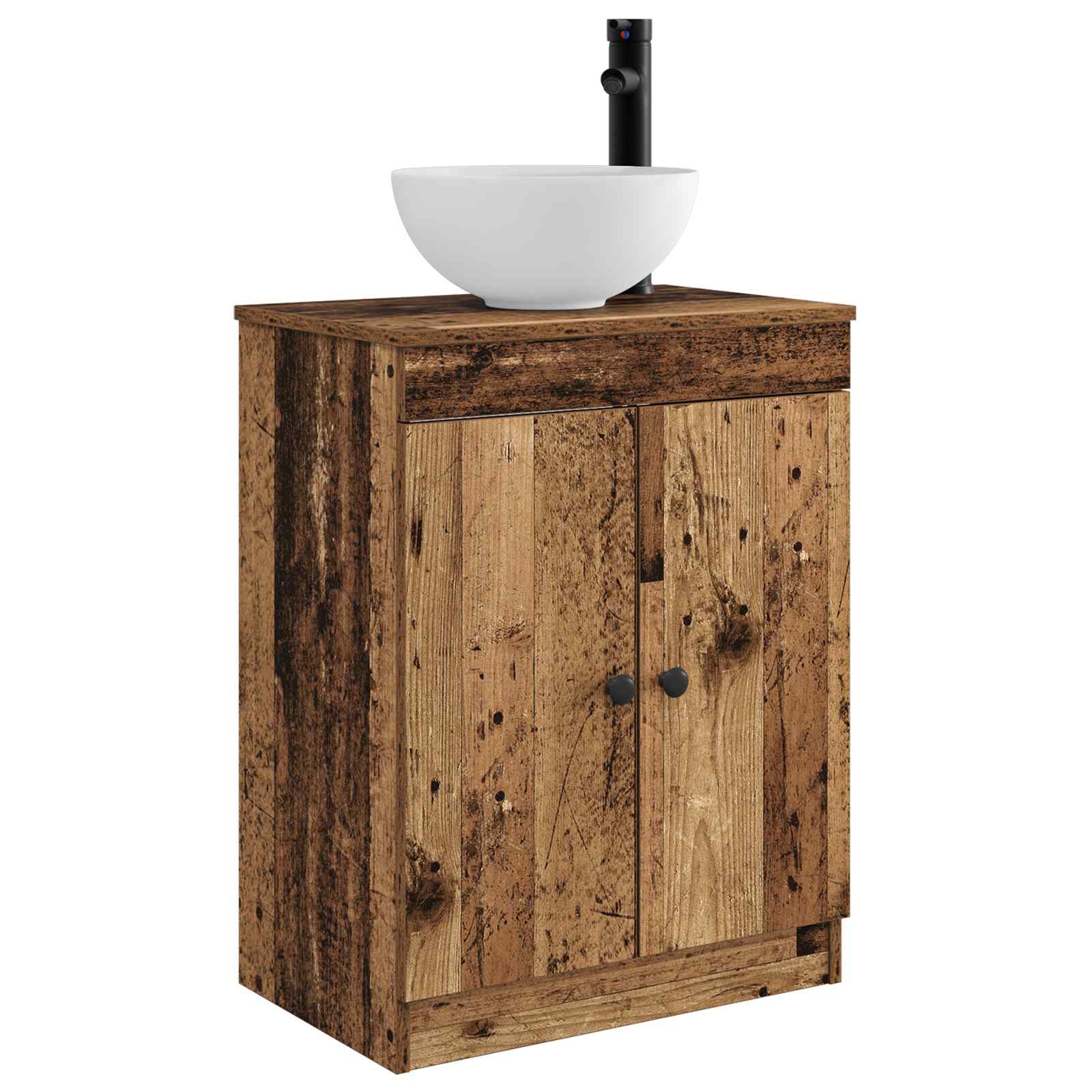 Meuble de salle de bain avec évier Bois ancien 54 x 35 x 83 cm - XIOS