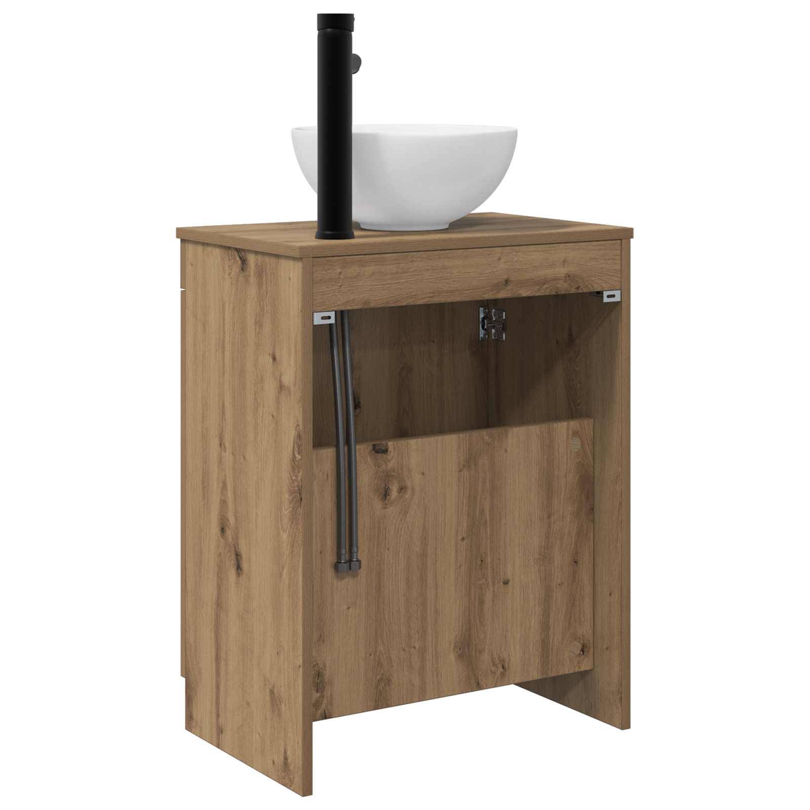 Meuble de salle de bain avec évier Chêne artisanal