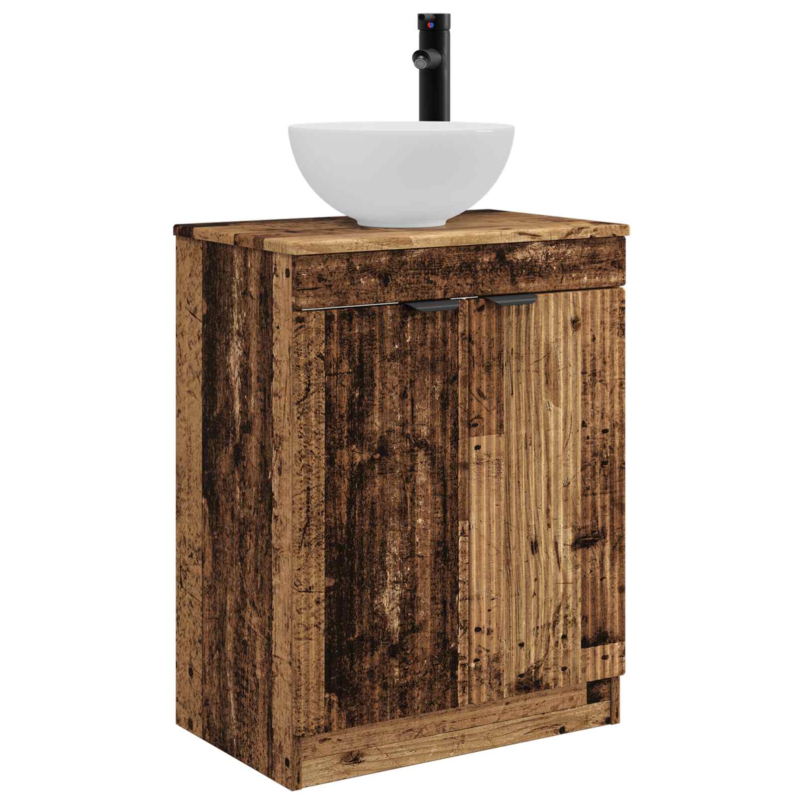 Meuble de salle de bain avec évier Bois ancien 54 x 35 x 83 cm - XIOS