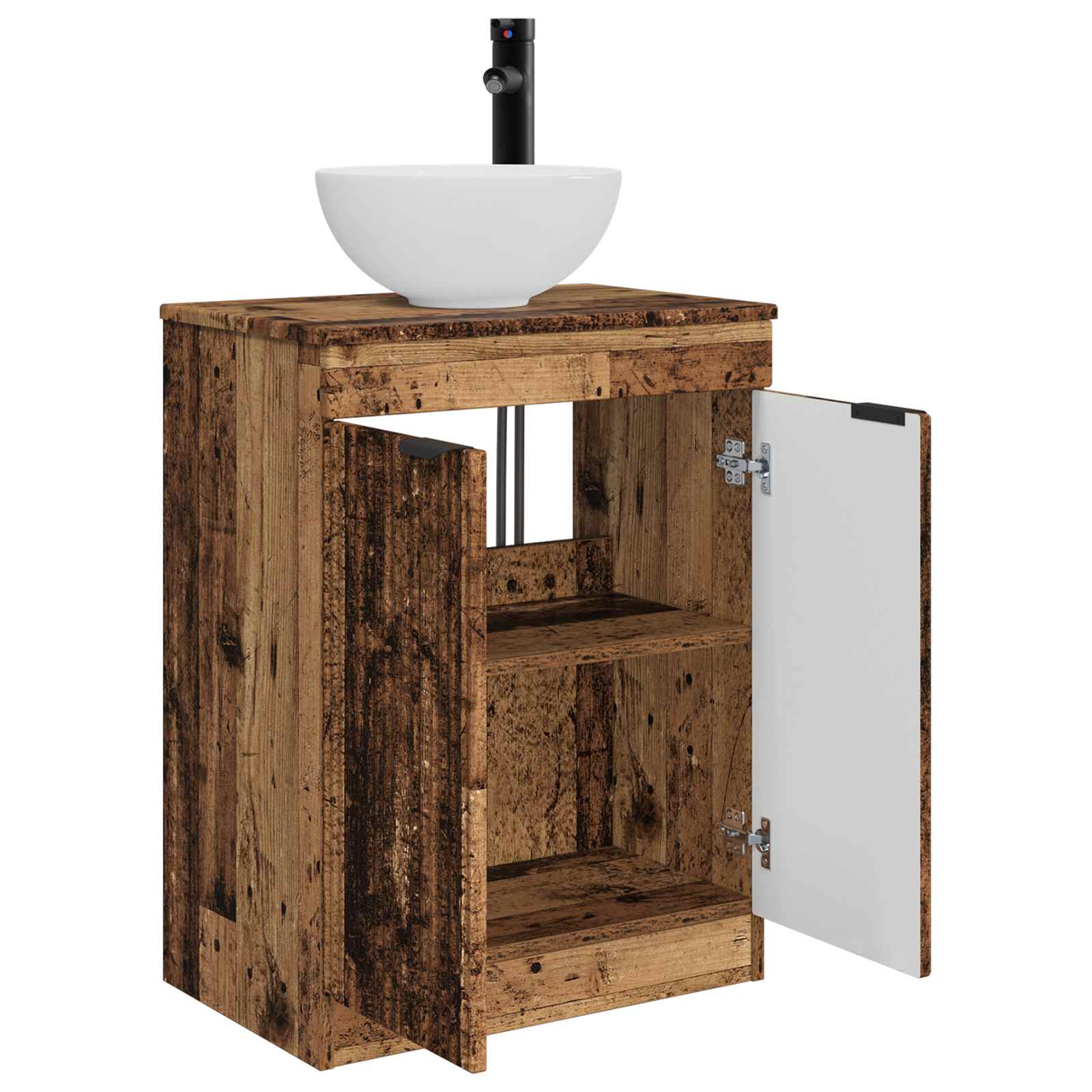 Meuble de salle de bain avec évier Bois ancien 54 x 35 x 83 cm - XIOS
