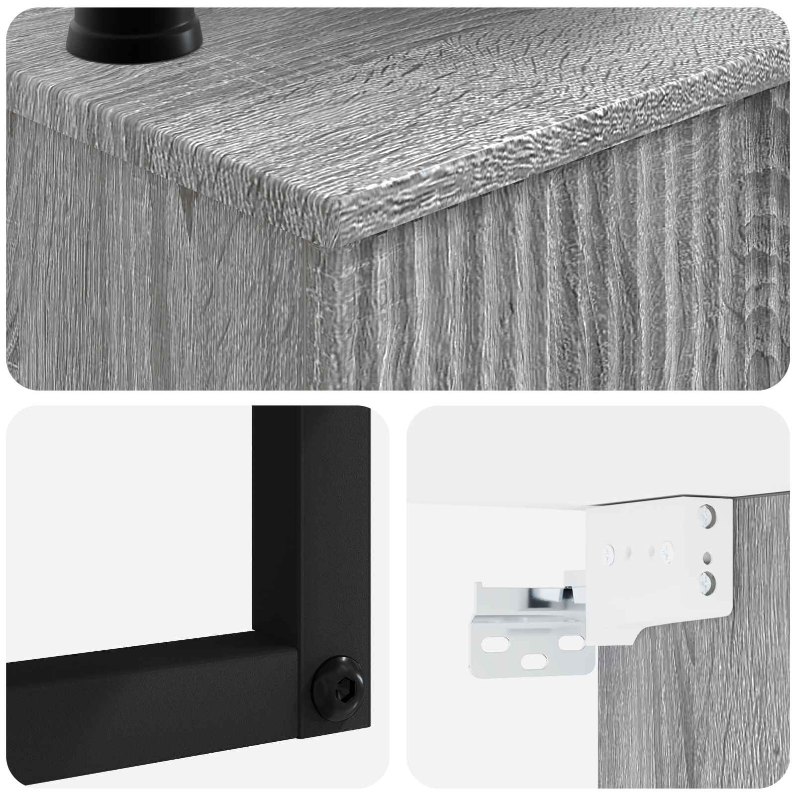Basin de lavage mural Sonoma gris 50 x 41 x 39 cm
