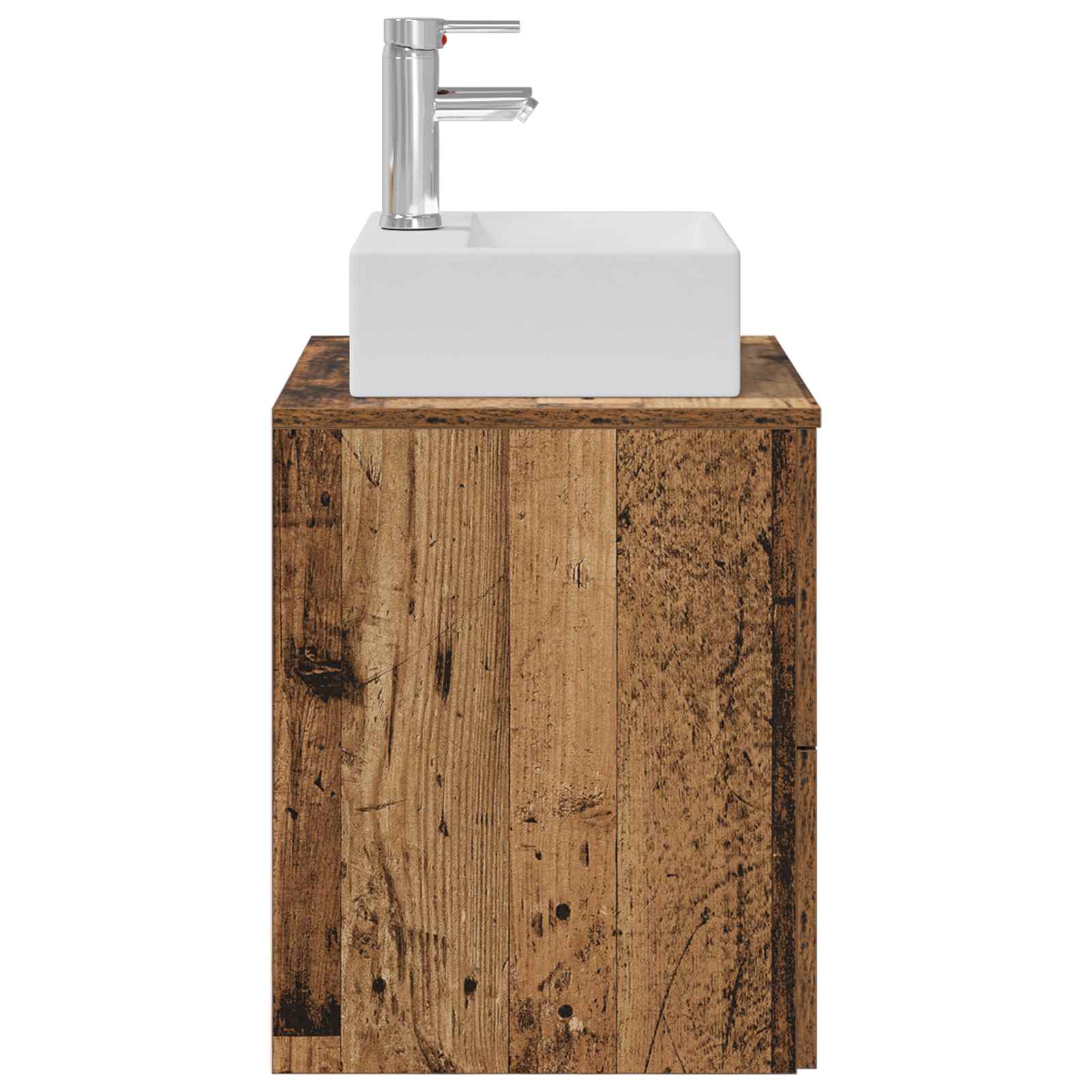 Vanité de lavabo mural Bois ancien 49,5 x 41 x 62,5 cm