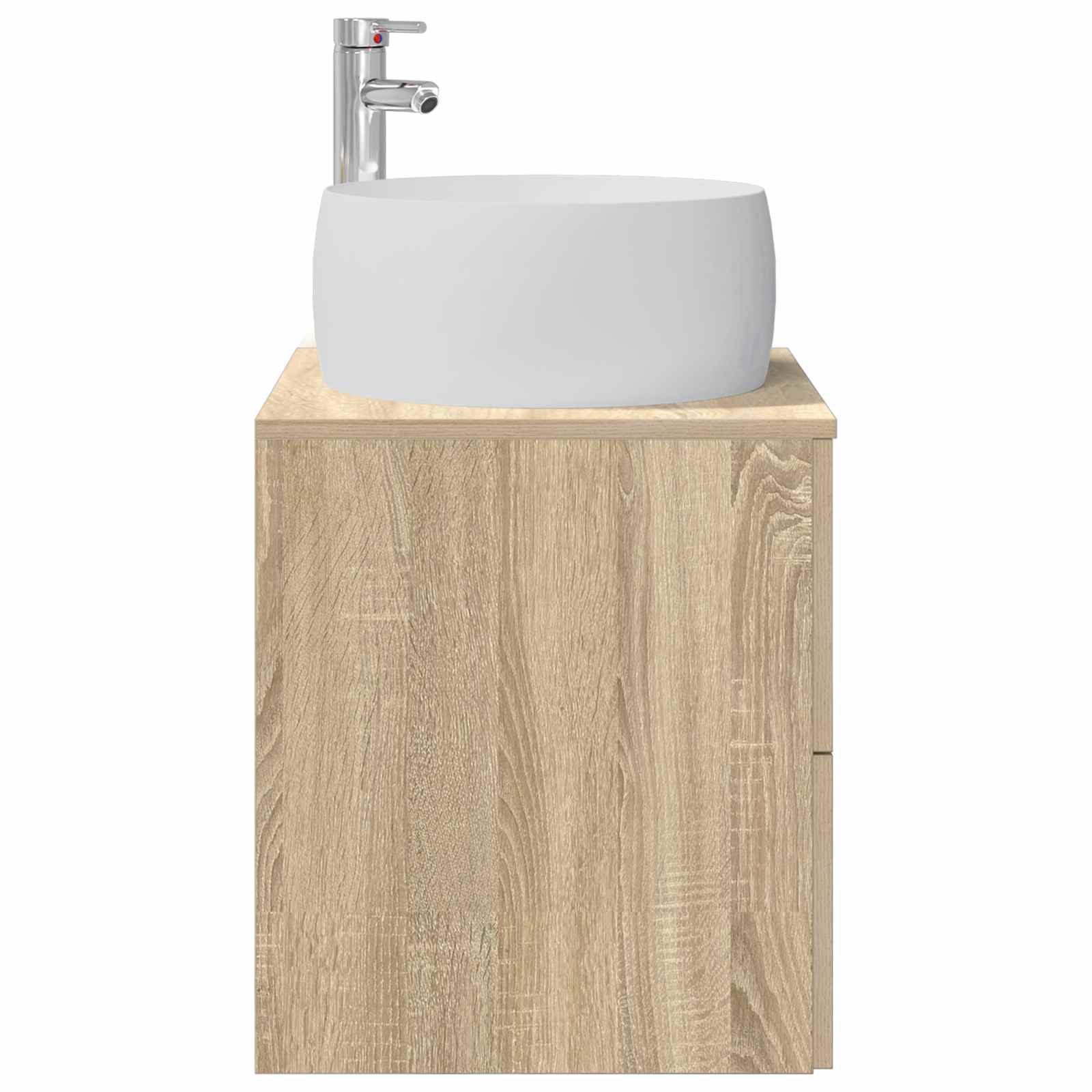 Vanité de lavabo mural Chêne Sonoma 49,5 x 44,5 x 66 cm