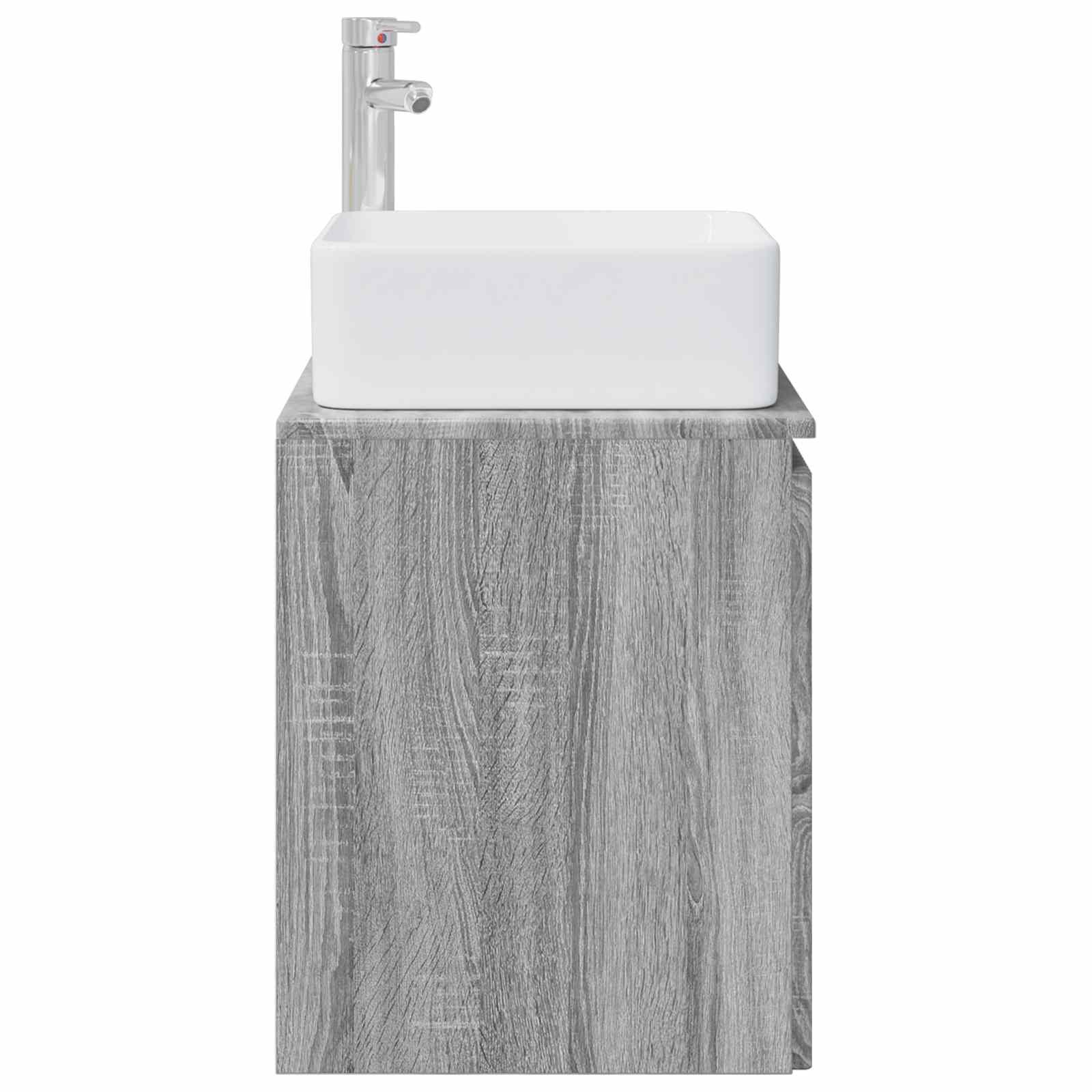 Vanité de lavabo mural Sonoma gris 53 x 35 x 63 cm