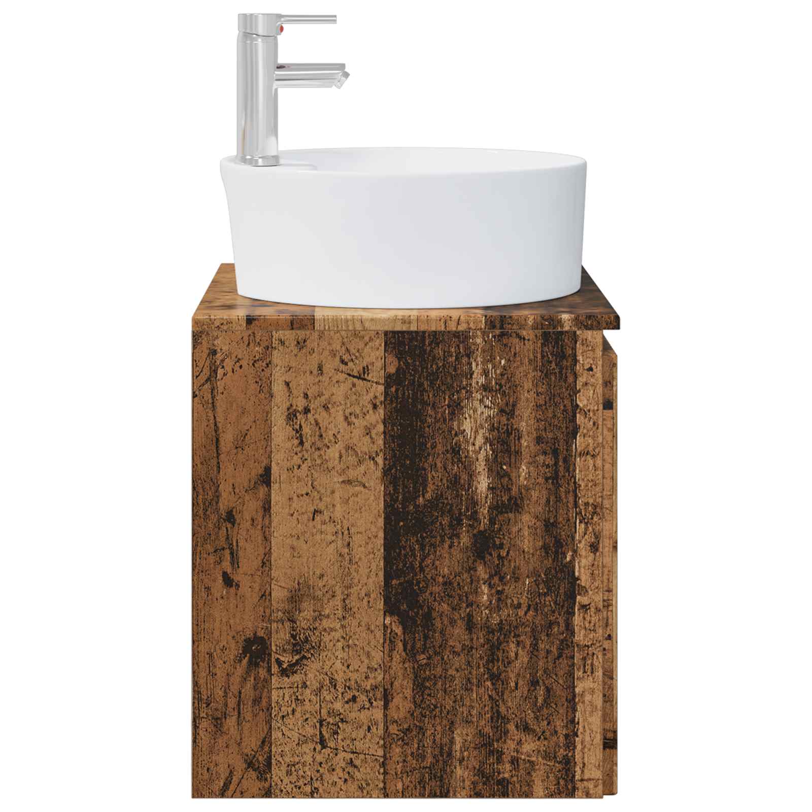 Vanité de lavabo mural Bois ancien 49,5 x 44,5 x 65 cm