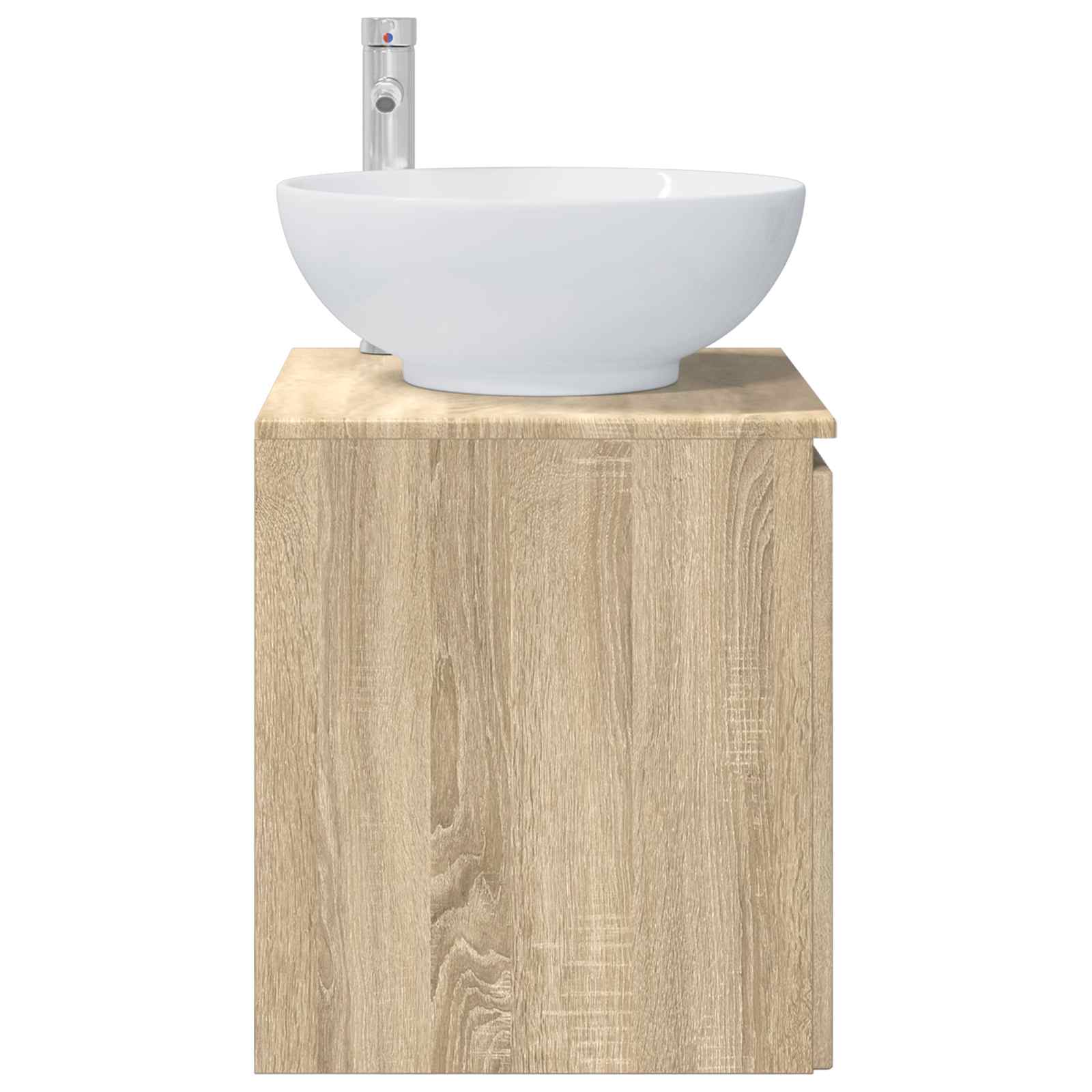 Vanité de lavabo mural Chêne Sonoma 49,5 x 44,5 x 65 cm