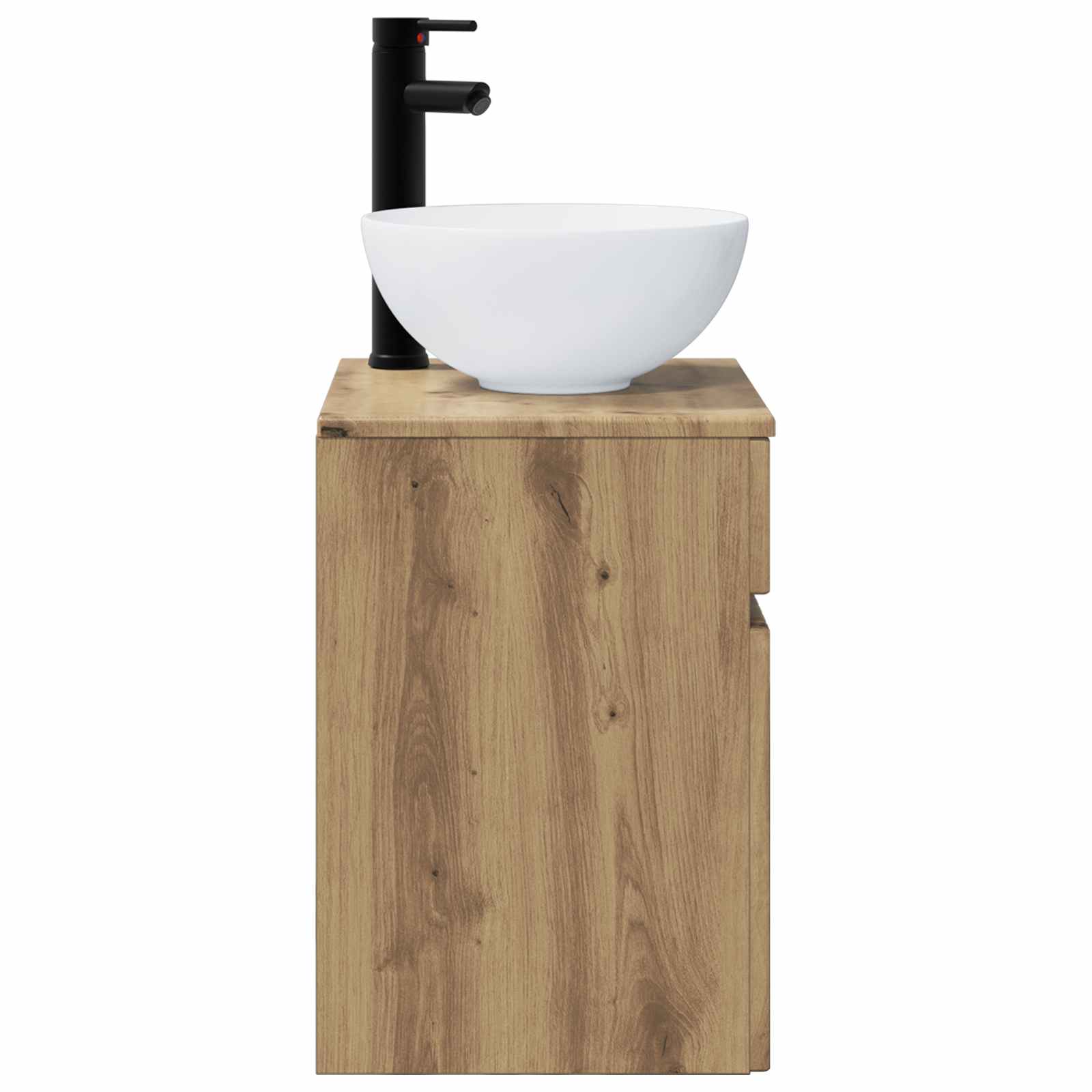 Meuble de lavabo mural Chêne artisanal 39 x 35 x 63 cm - XIOS