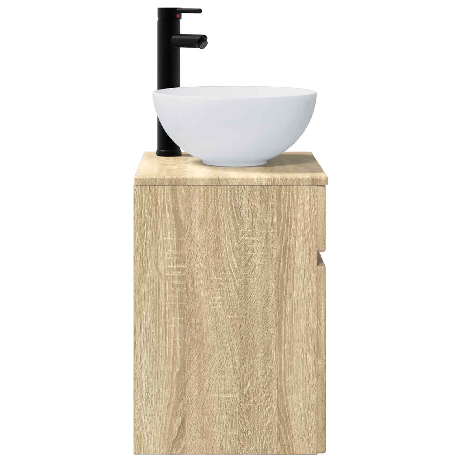 Meuble de lavabo mural Chêne Sonoma 39 x 41 x 64,5 cm
