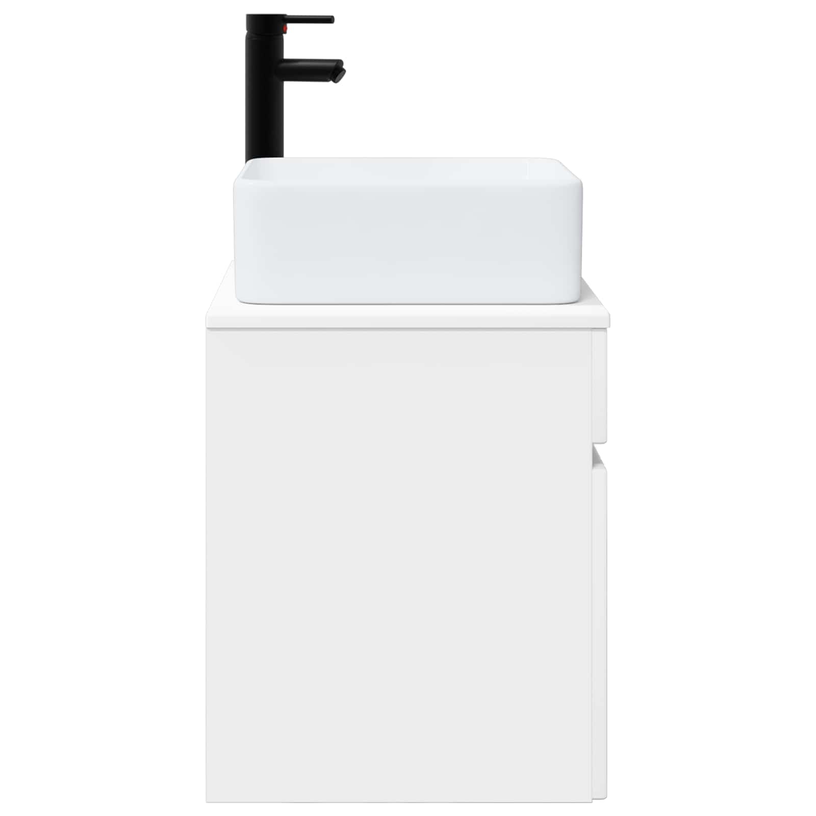 Meuble de lavabo mural Blanc 49 x 41 x 63 cm Bois d'ingénierie