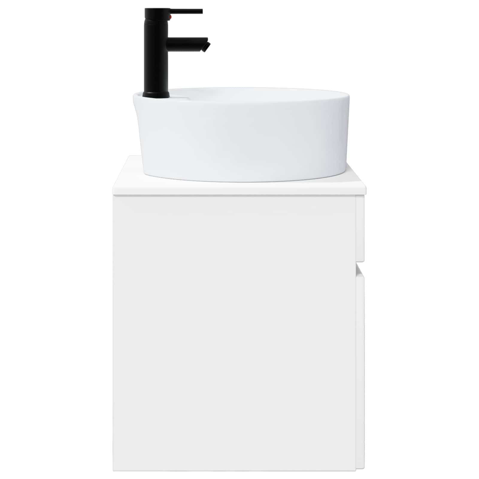 Meuble de lavabo mural Blanc 49 x 44,5 x 65 cm