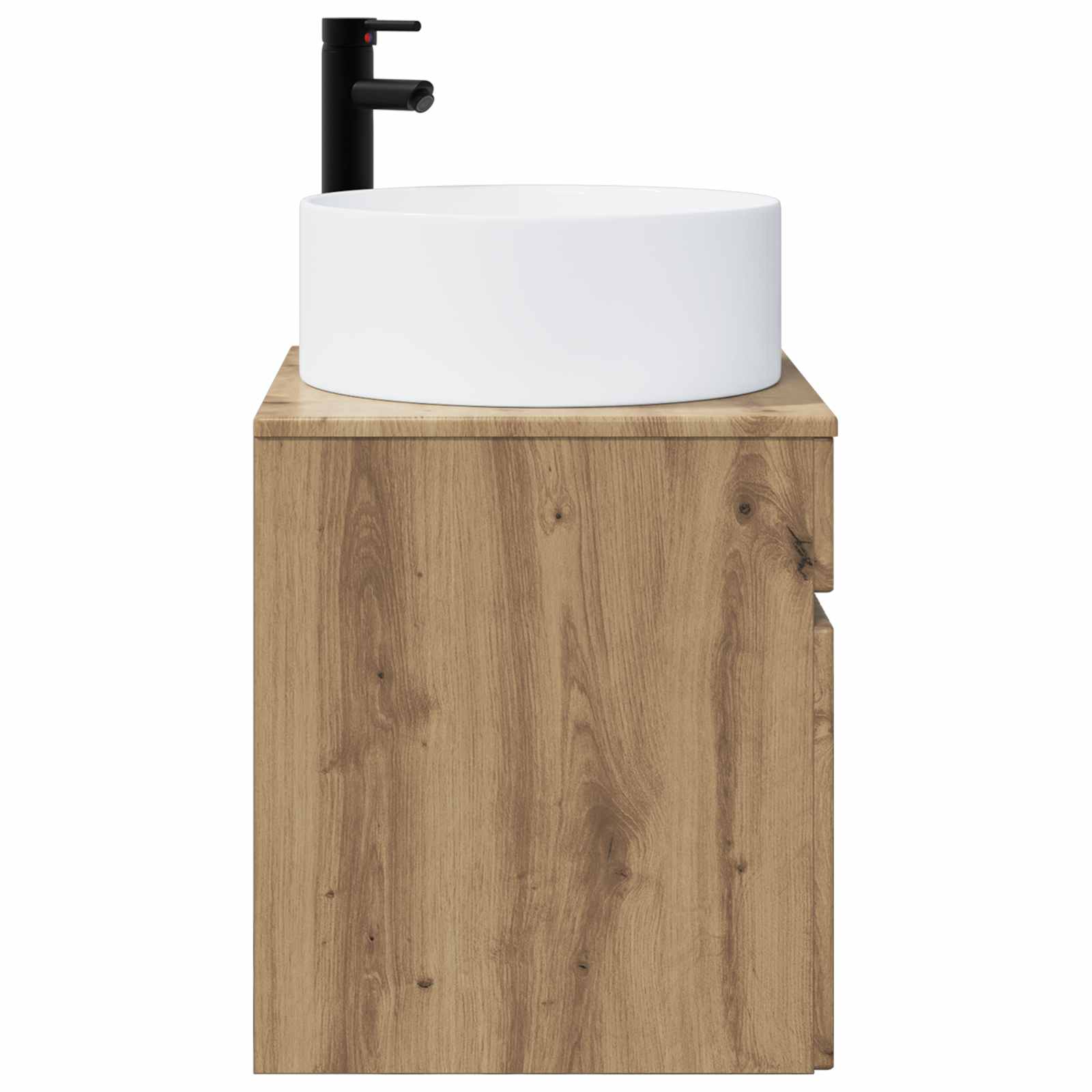 Meuble de lavabo mural Chêne artisanal 49 x 44,5 x 65,5 cm - XIOS