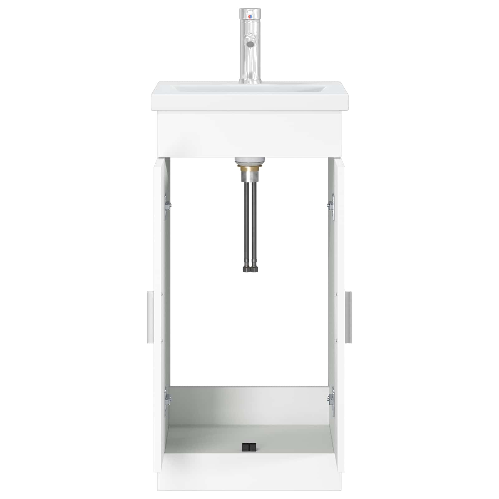 Meuble de salle de bain avec évier Blanc 42 x 40 x 84,5 cm