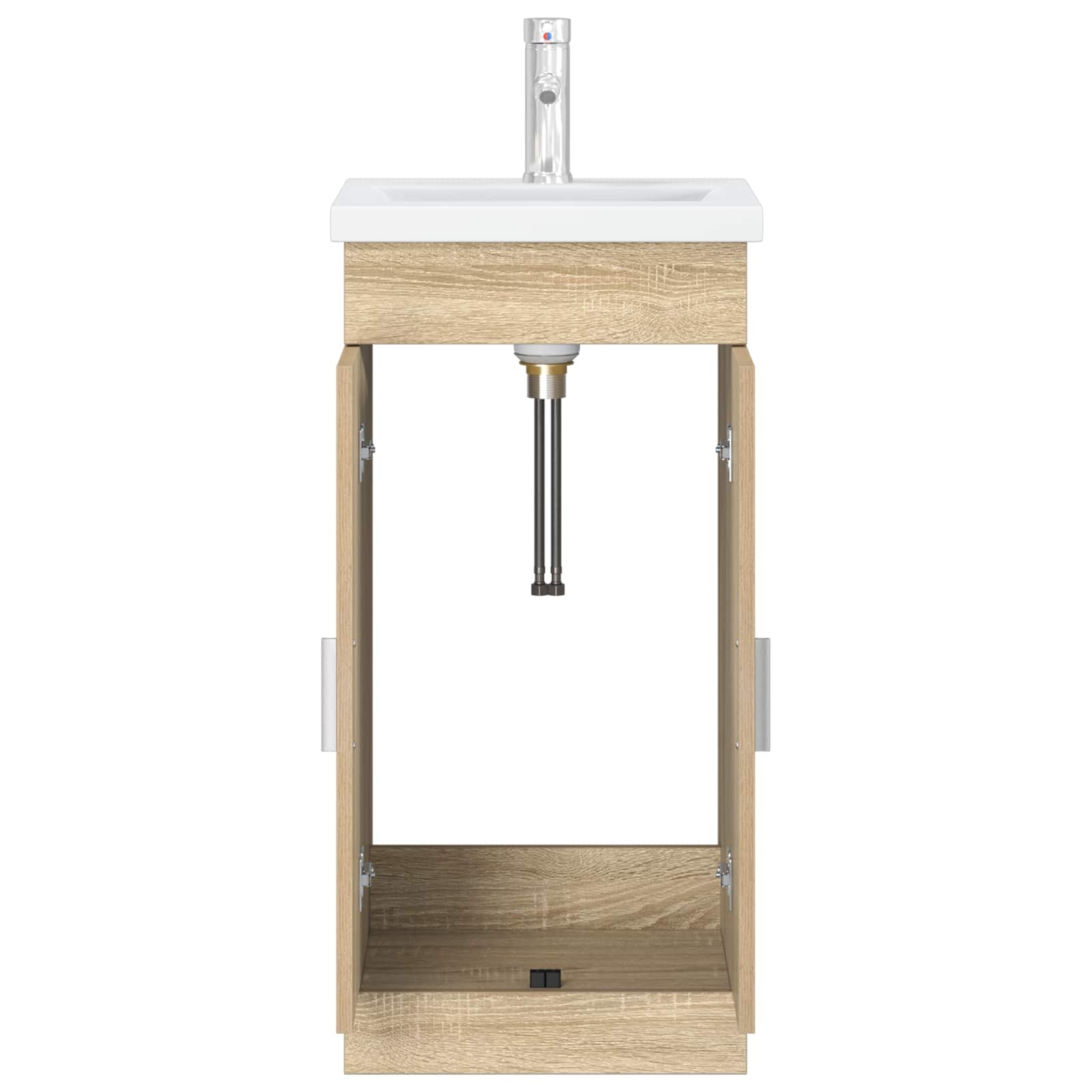 Meuble de salle de bain avec évier Chêne Sonoma