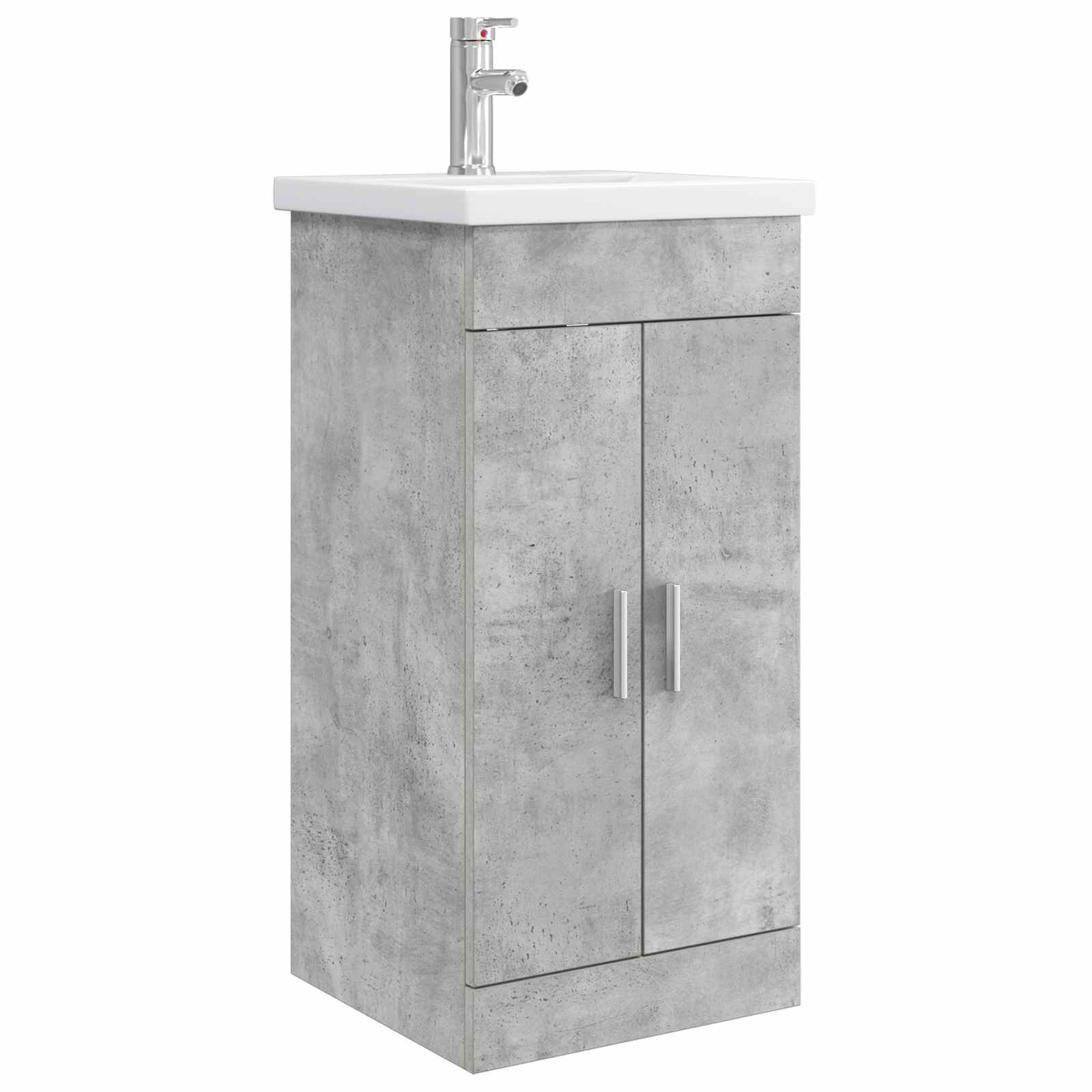 Meuble de salle de bain avec évier Gris béton 42 x 40 x 84,5 cm - XIOS