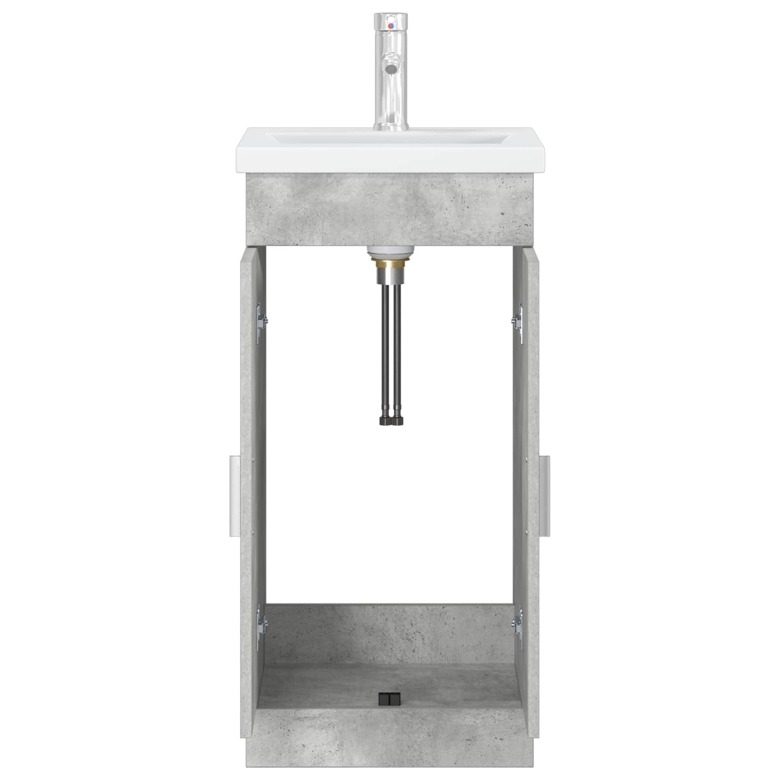 Meuble de salle de bain avec évier Gris béton 42 x 40 x 84,5 cm - XIOS