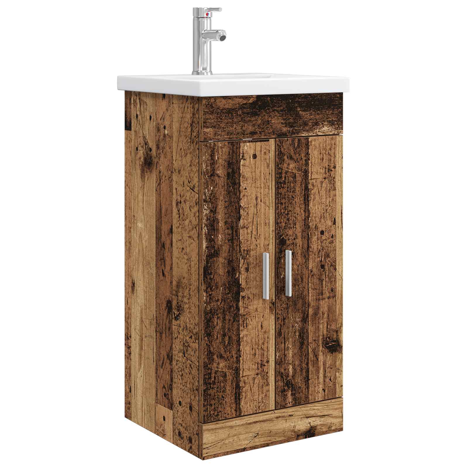Meuble de salle de bain avec évier Bois ancien