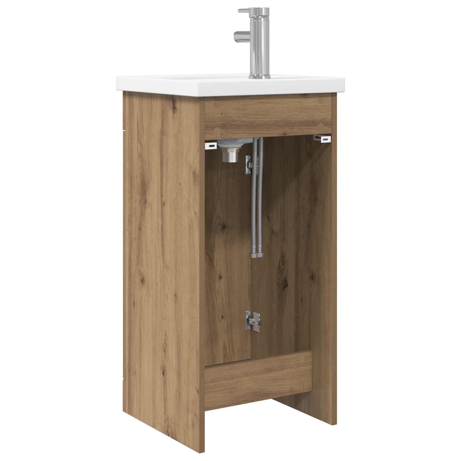 Meuble de salle de bain avec évier Chêne artisanal