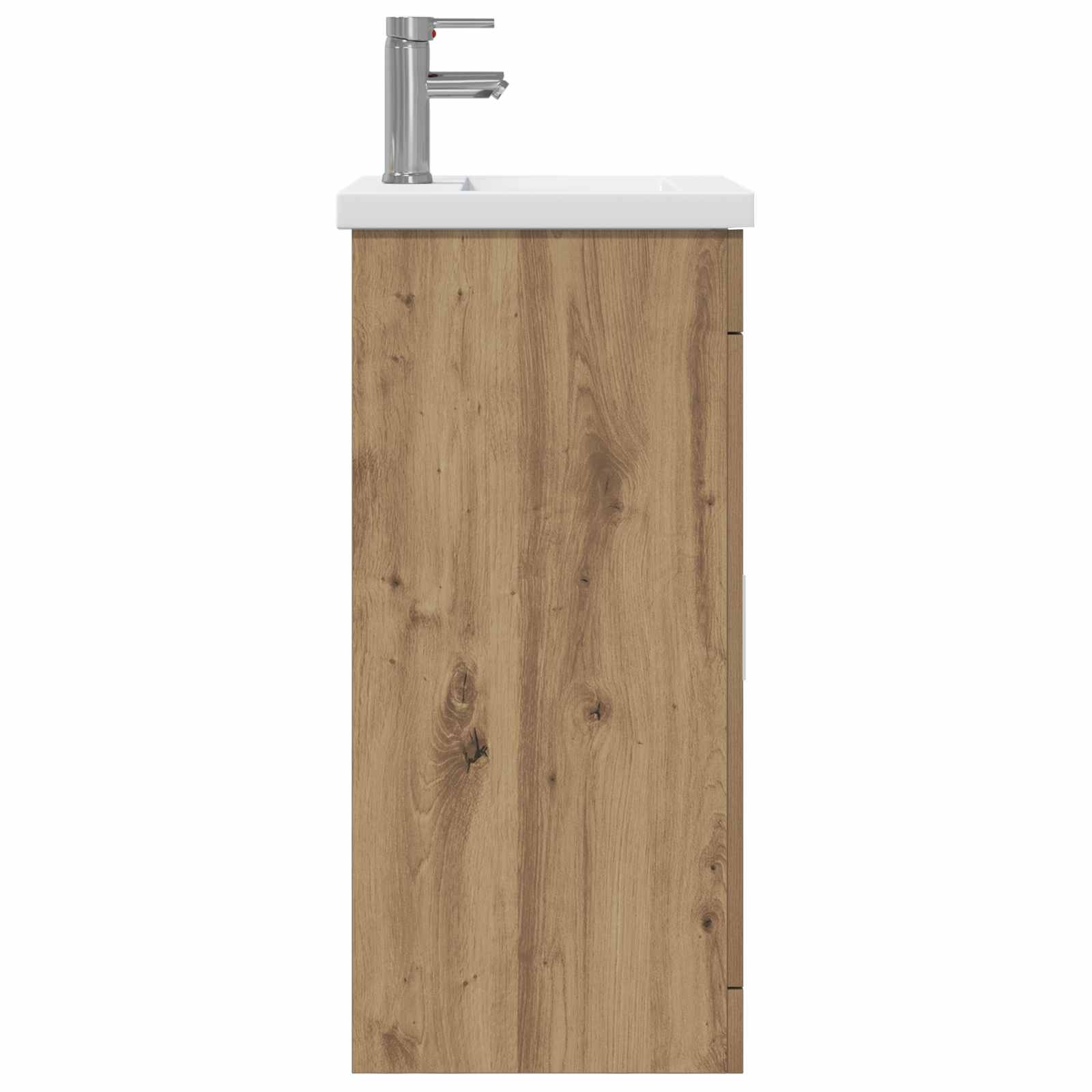 Meuble de salle de bain avec évier Chêne artisanal