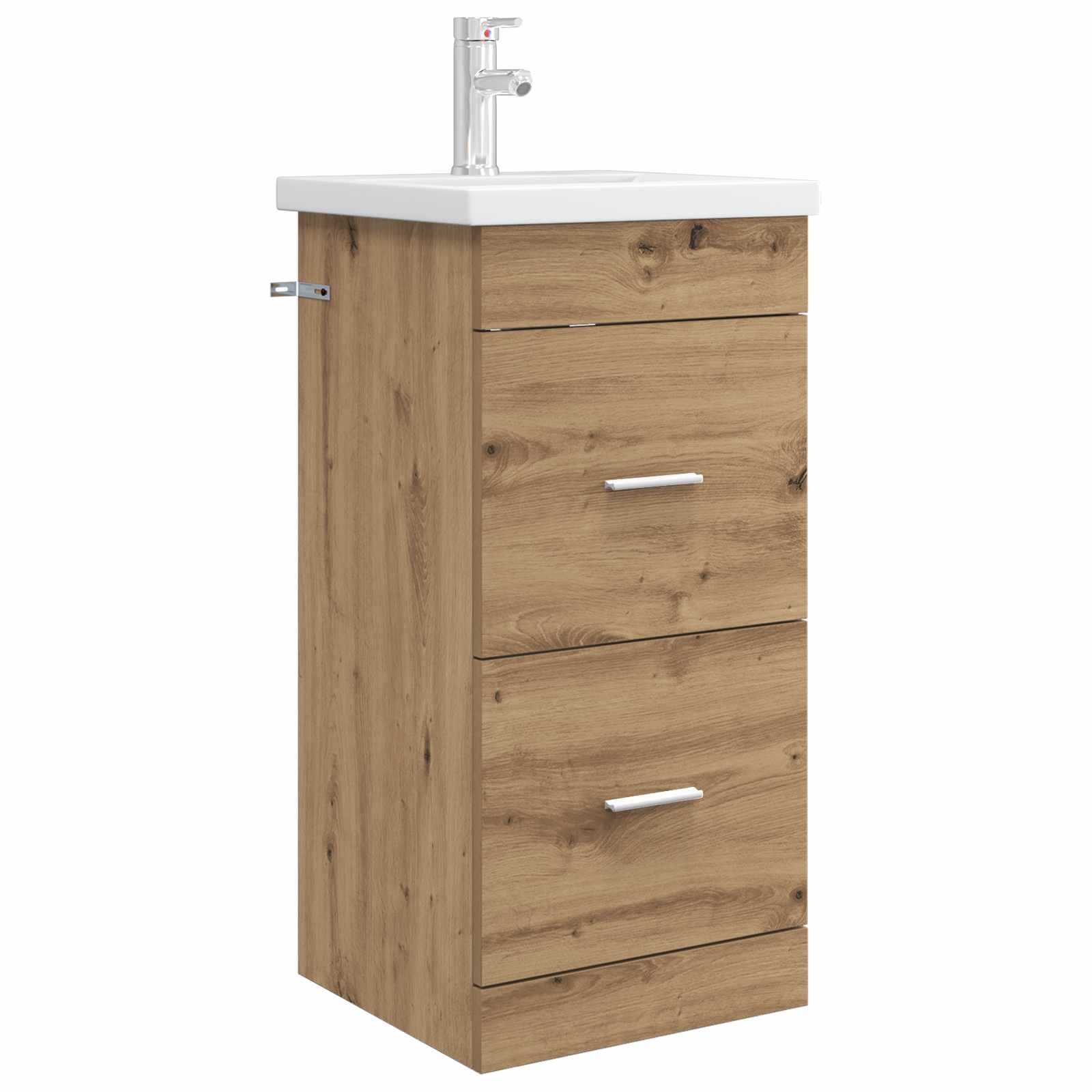 Meuble de salle de bain avec évier Chêne artisanal