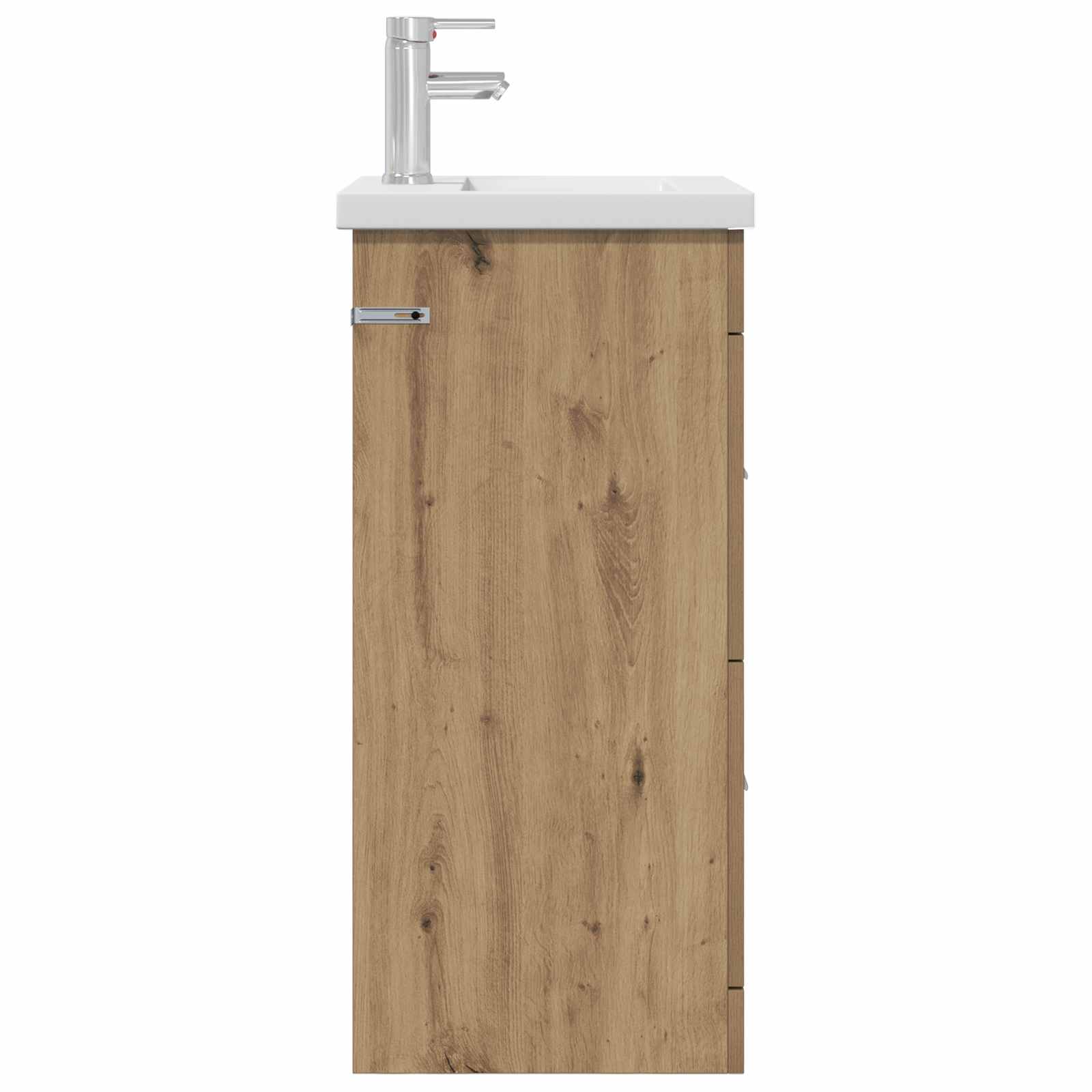 Meuble de salle de bain avec évier Chêne artisanal
