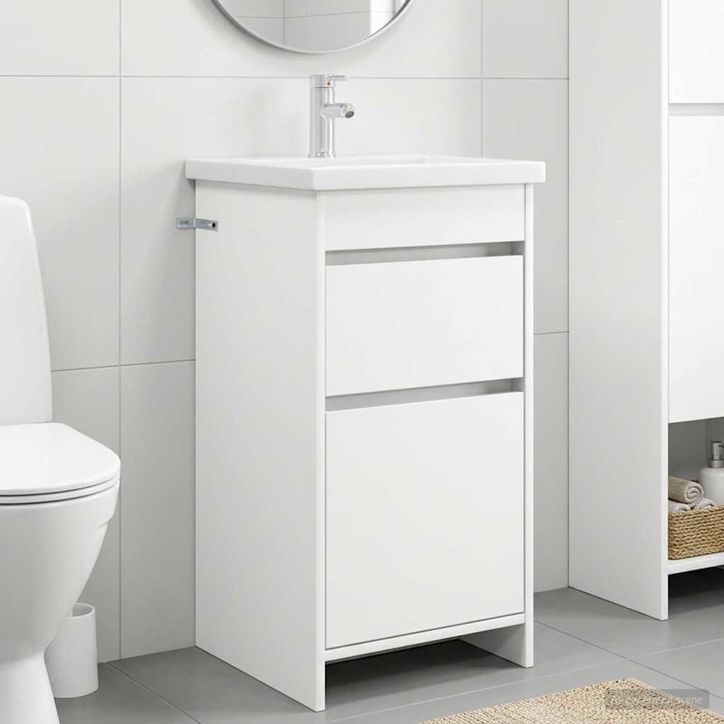 Meuble de salle de bain avec évier Blanc 42 x 40 x 84,5 cm - XIOS