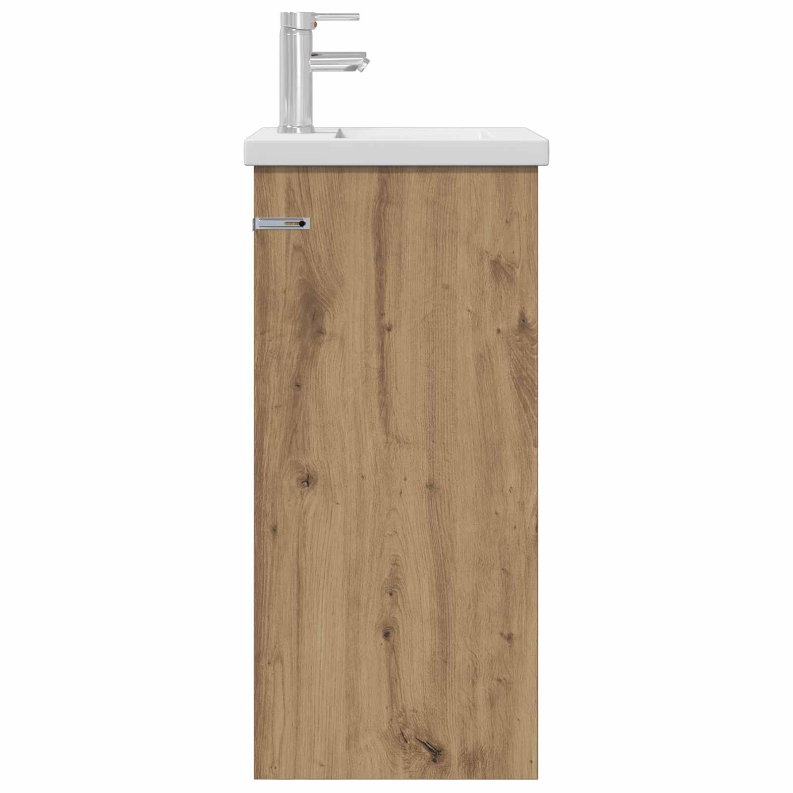 Meuble de salle de bain avec évier Chêne artisanal