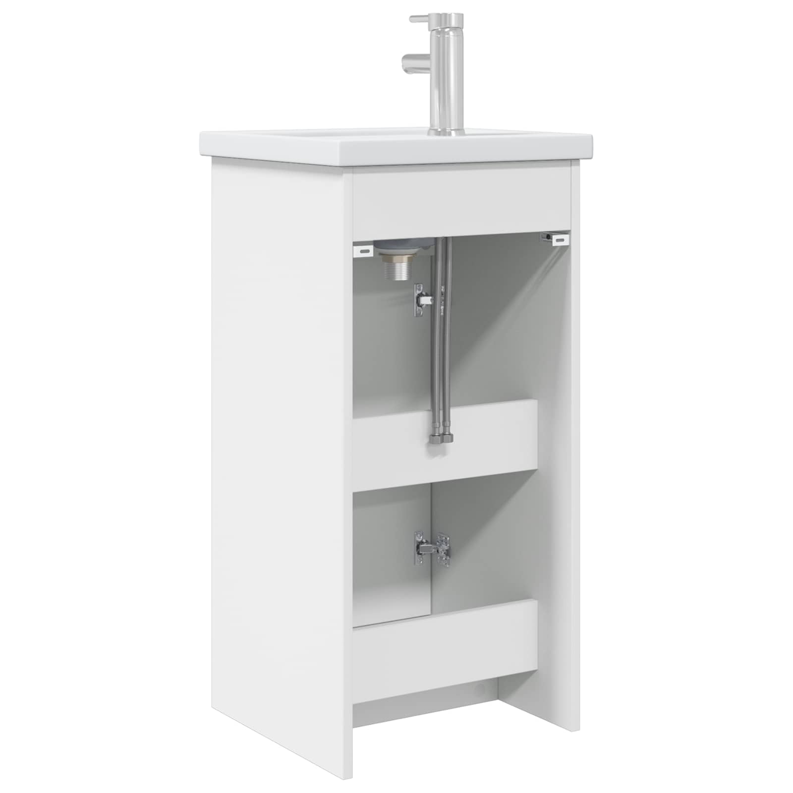 Meuble de salle de bain avec évier Blanc 42 x 40 x 84,5 cm