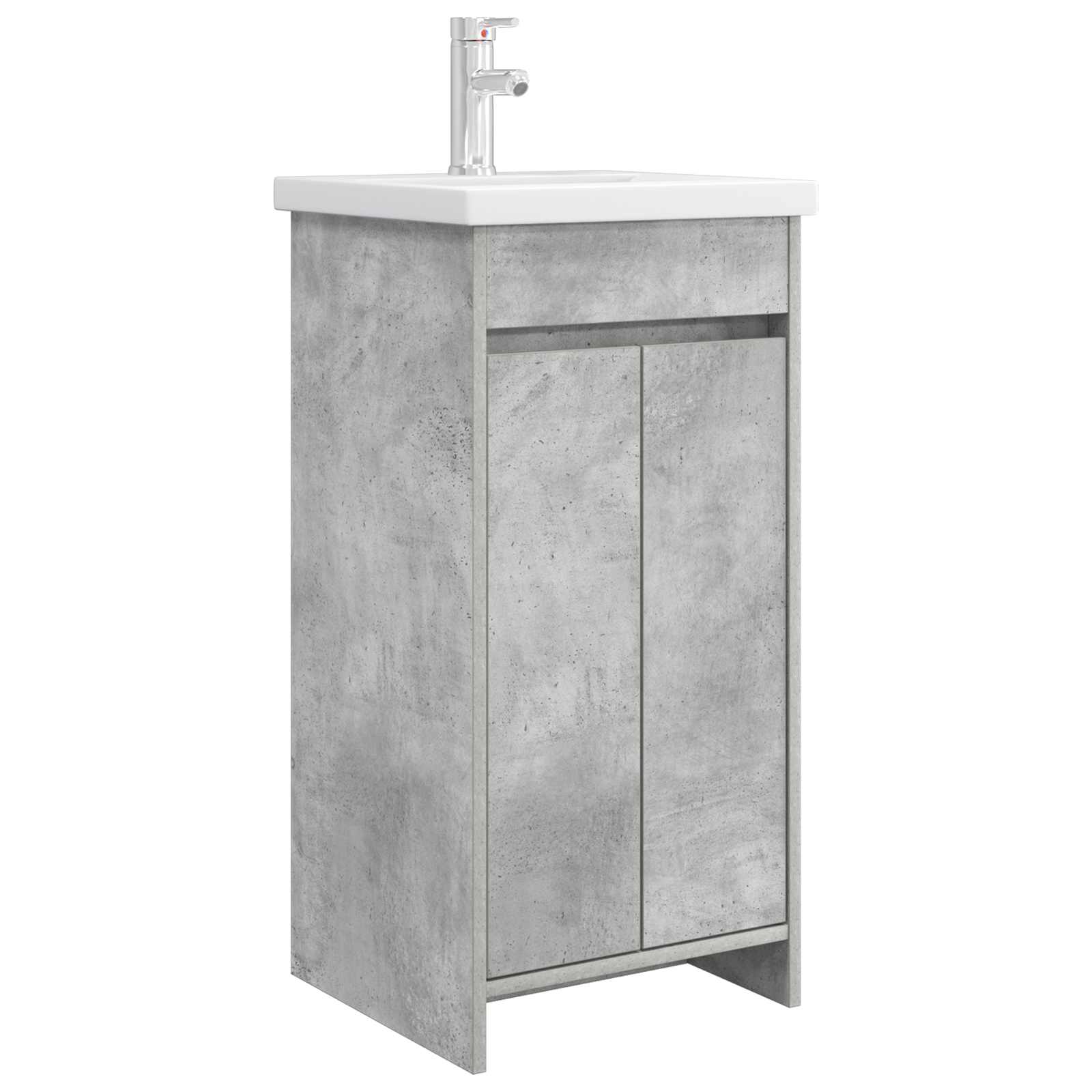 Meuble de salle de bain avec évier Gris béton 42 x 40 x 84,5 cm