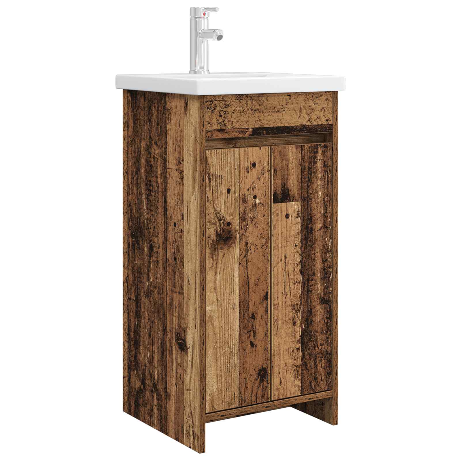 Meuble de salle de bain avec évier Bois ancien