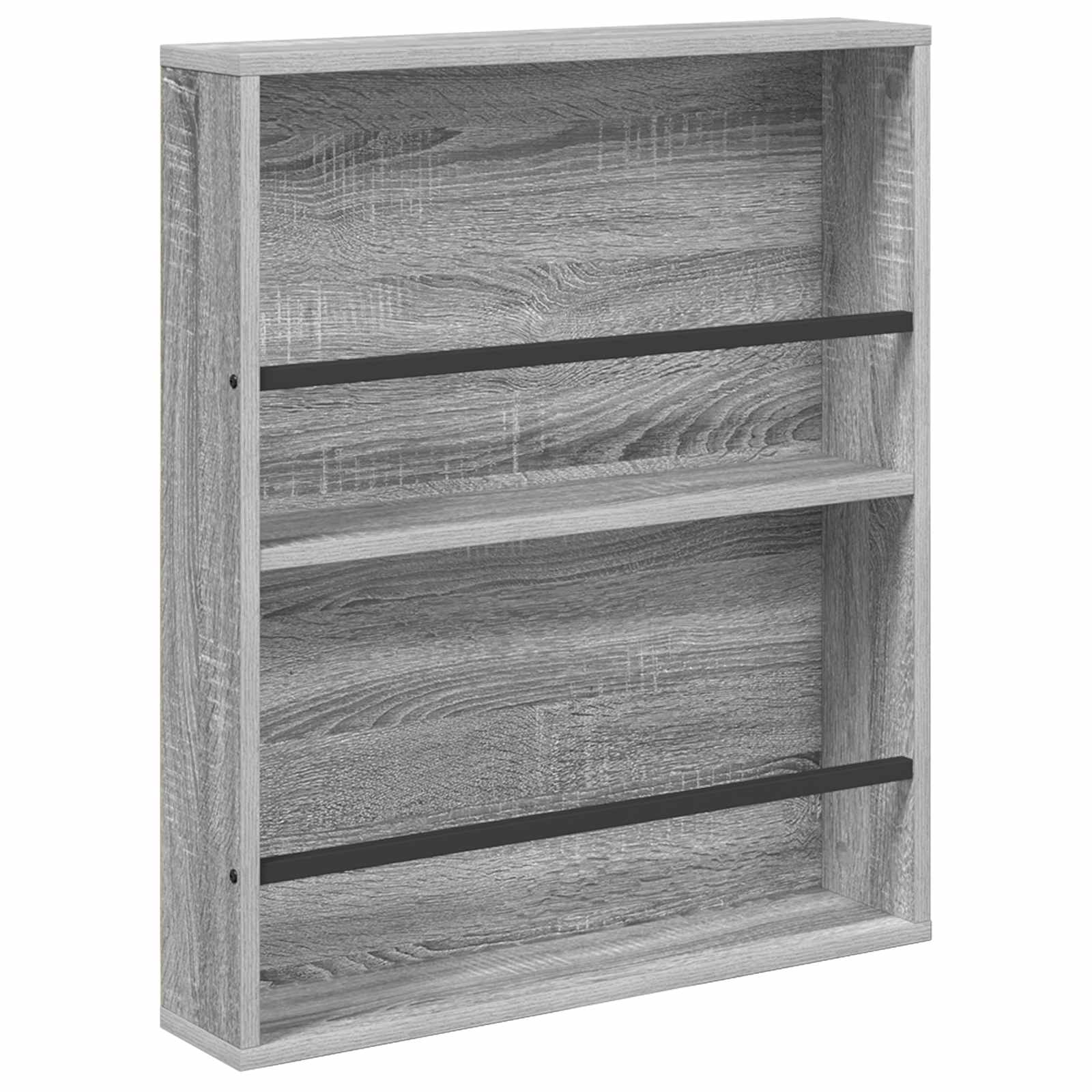 Étagère à magazines 2 pc Gris Sonoma 60 x 12 x 70 cm - XIOS