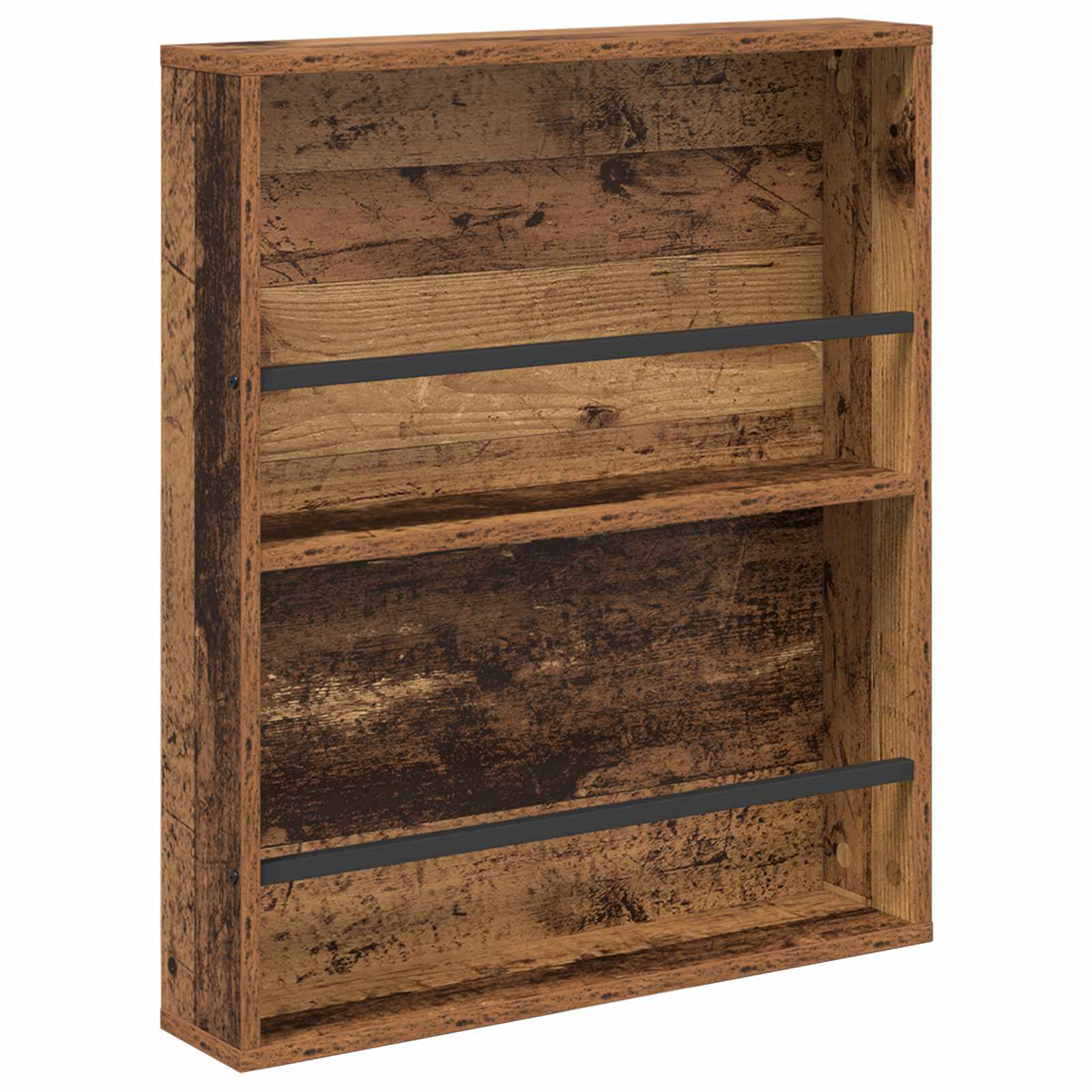 Étagère à magazines 2 pc Bois ancien 60 x 12 x 70 cm - XIOS
