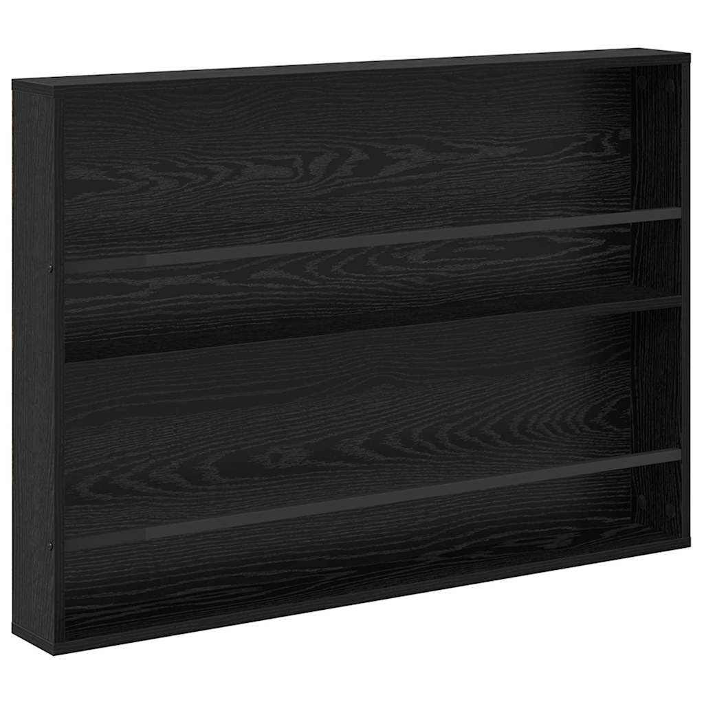 Étagère à magazines 2 pc Chêne noir 100 x 12 x 70 cm - XIOS