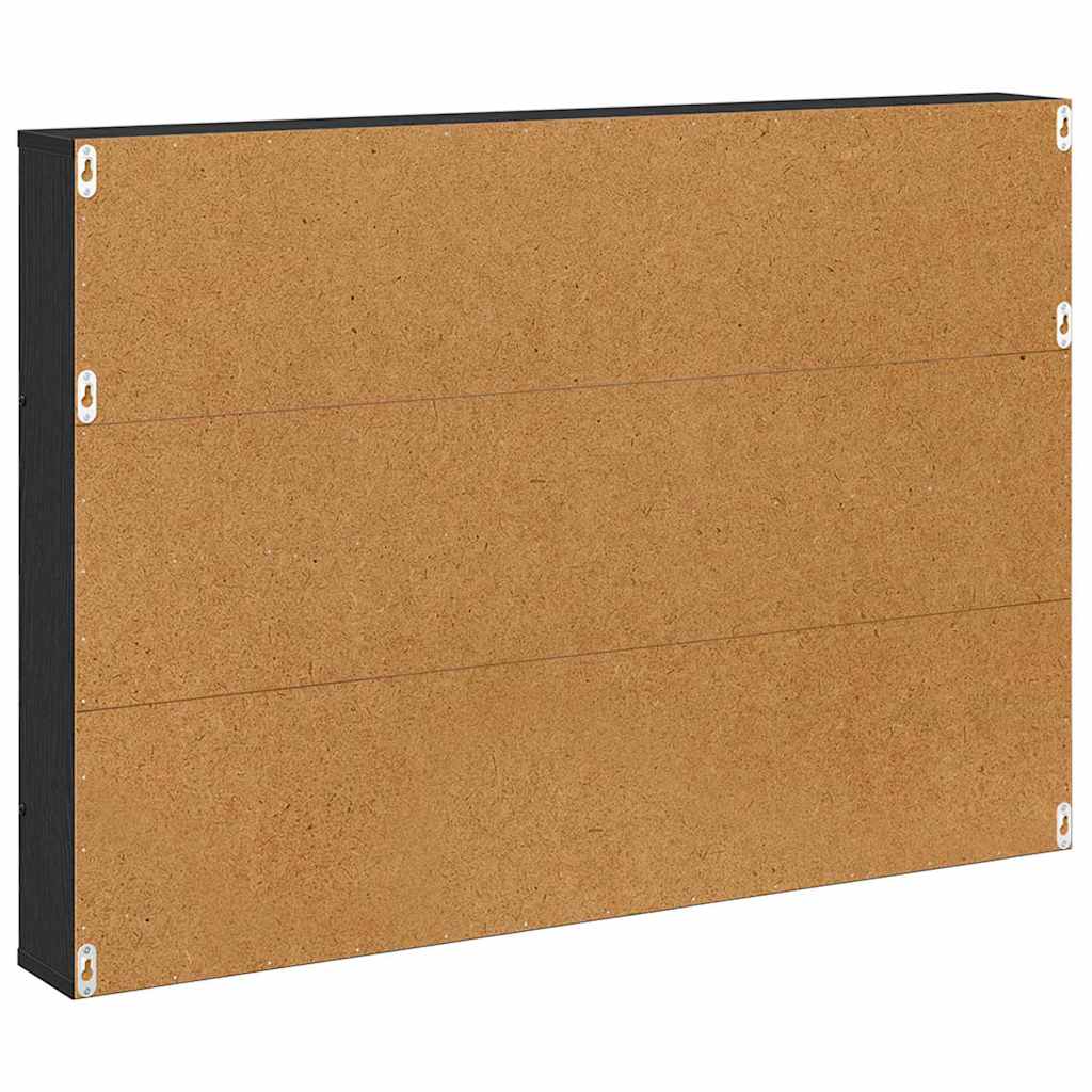 Étagère à magazines 2 pc Chêne noir 100 x 12 x 70 cm - XIOS