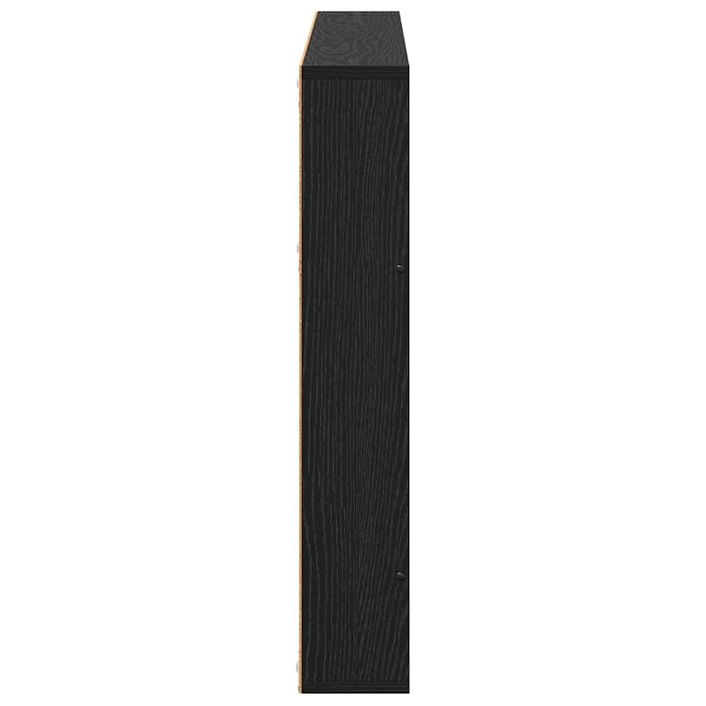 Étagère à magazines 2 pc Chêne noir 100 x 12 x 70 cm - XIOS