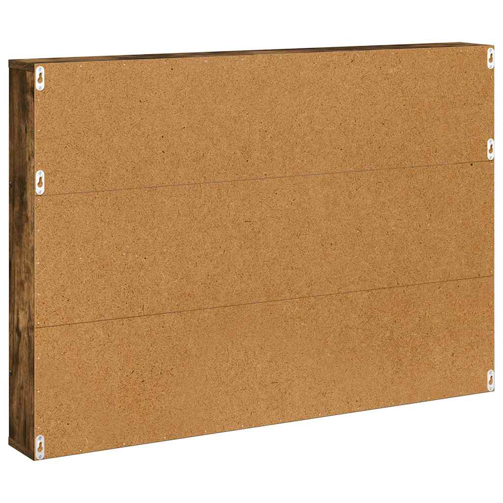 Étagère à magazines 2 pcs Chêne fumé 100 x 12 x 70 cm - XIOS